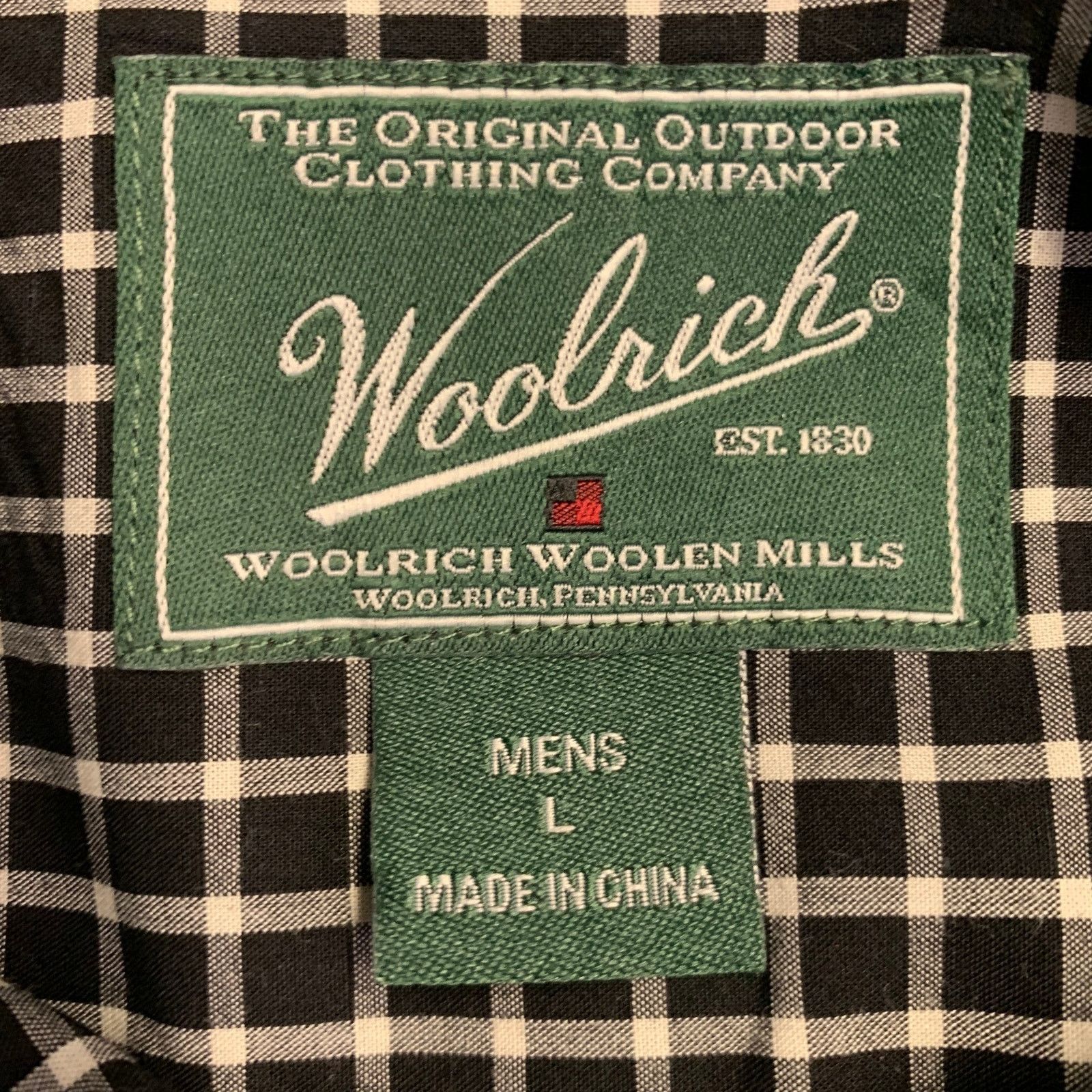 Other WOOLRICH Checkered Cotton Two Pockets Long Sleeve Shirt Size US L / EU 52-54 / 3 - 5 Thumbnail