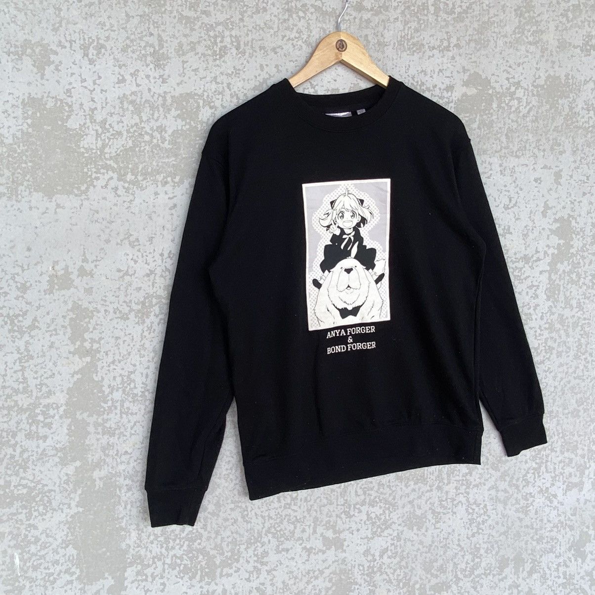 Other Vintage Spy X Family Printed Crewneck Sweatshirt Black Sz M Size M / US 6-8 / IT 42-44 - 3 Thumbnail