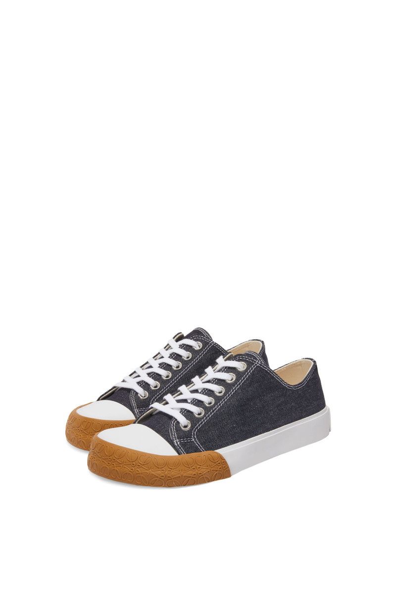 Loewe o1in1g0426 Bloc Sneakers in Denim in Blue/White Size US 8 / EU 41 - 3 Thumbnail