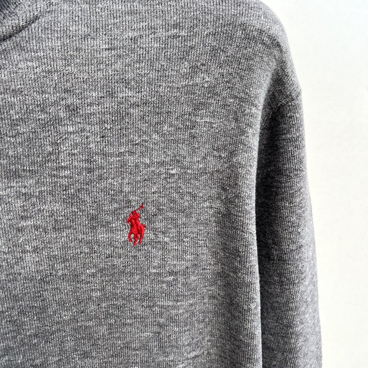 Polo Ralph Lauren × Vintage Polo Ralph Lauren 1/4 zip sweater vintage Size US XL / EU 56 / 4 - 2 Thumbnail