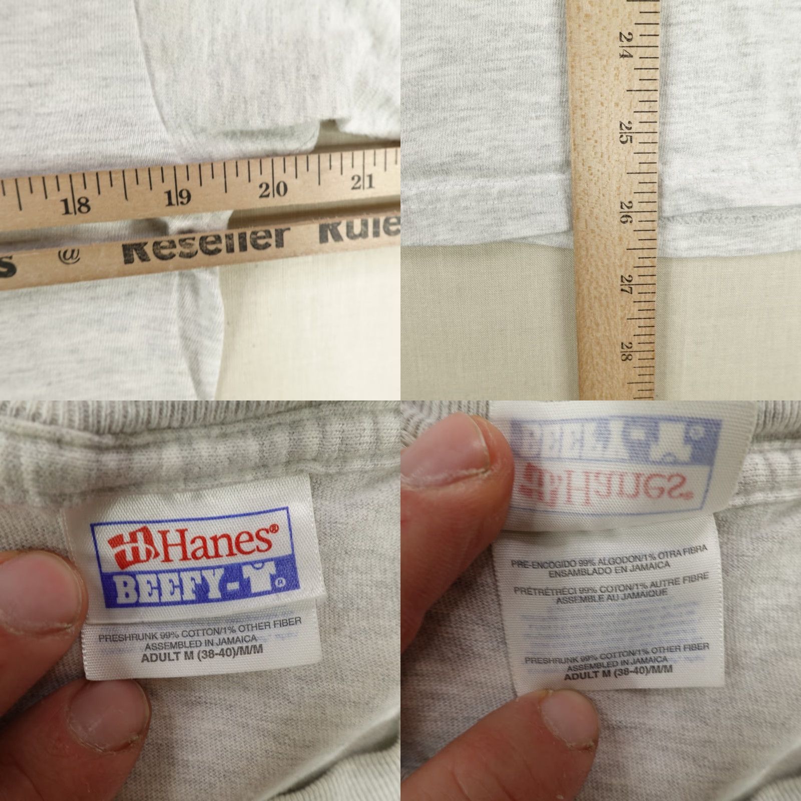 Hanes VINTAGE Hanes Train Shirt Cotton Gray 90s Transportation Railroad Steam Engine Short Sleeve Mens Medium Size US M / EU 48-50 / 2 - 8 Thumbnail