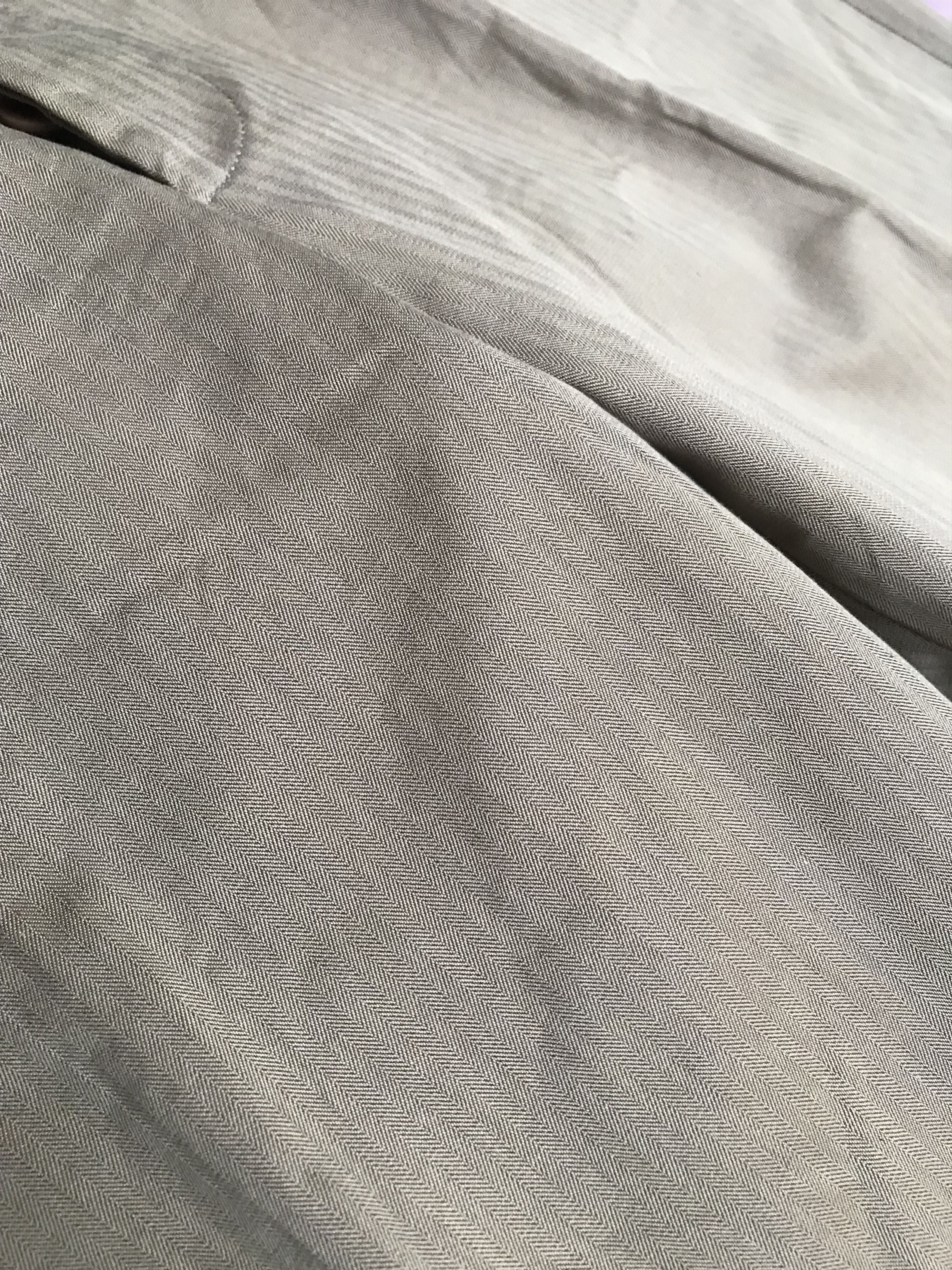 Incotex INCOTEX TAILORED WOVEN HERRINGBONE COTTON CHINOS Size 48R - 7 Thumbnail