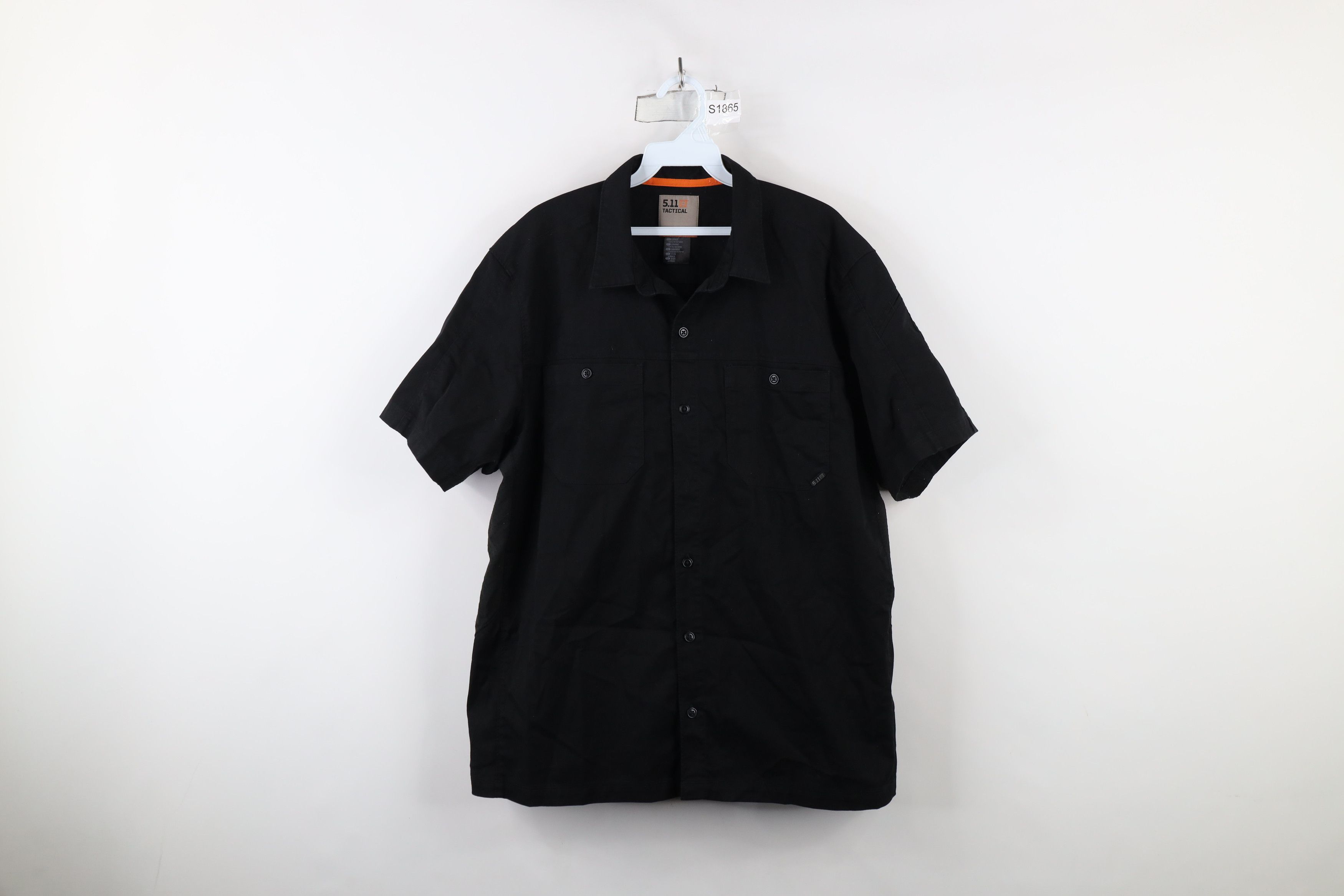 Vintage 5.11 Tactical Series Tac Twill Short Sleeve Button Shirt Size US L / EU 52-54 / 3 - 1 Thumbnail