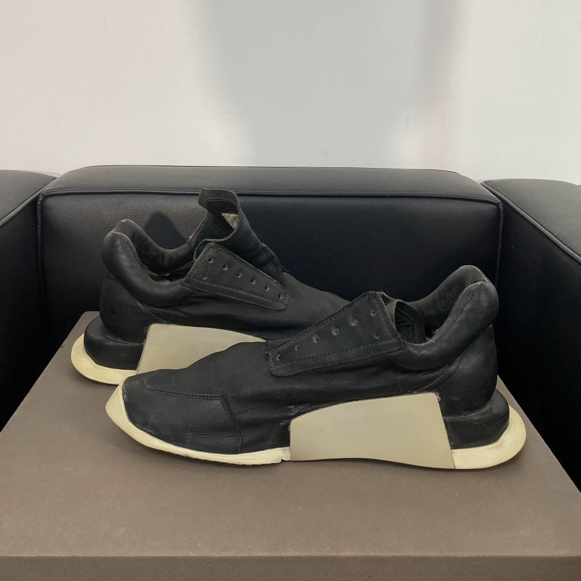 Rick Owens Rickowens adidas Collaboration Tank Low-Top Size US 6.5 / EU 39-40 - 3 Thumbnail
