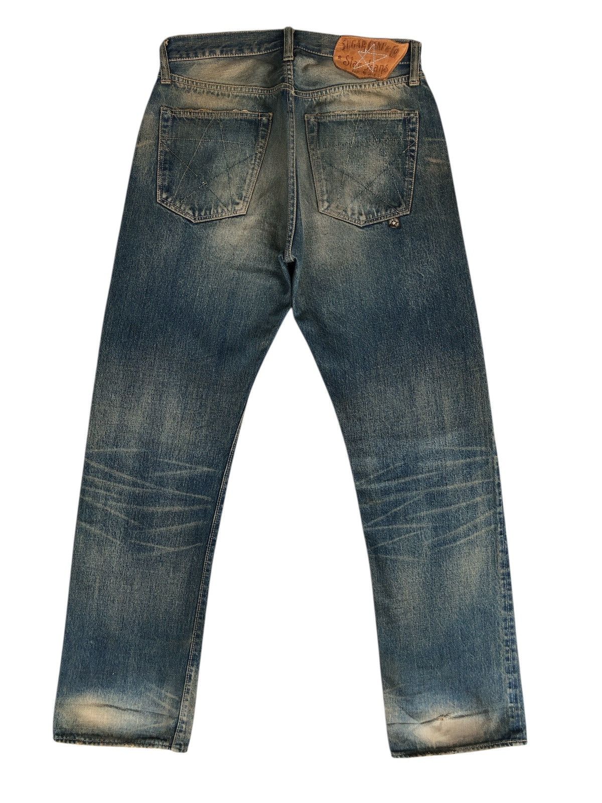 Sugar Cane Vintage Sugarcane 065 Distressed Denim Selvedge Denim Star Size US 32 / EU 48 - 3 Thumbnail