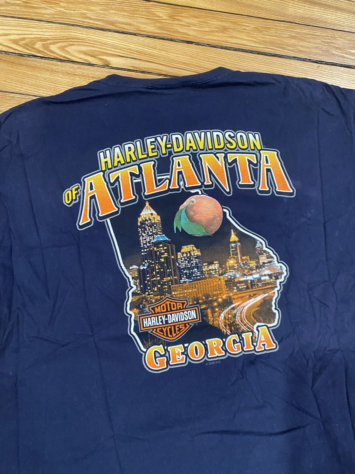 Harley Davidson × Vintage HD Atlanta GA Tshirt XL Size US XL / EU 56 / 4 - 3 Thumbnail