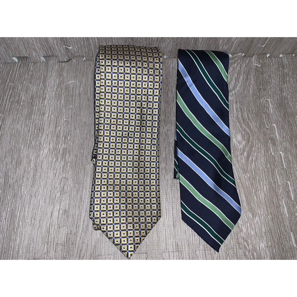 Chaps Chaps Men's Multicolor Striped Silk Necktie Set 2 Piece Size ONE SIZE - 1 Thumbnail