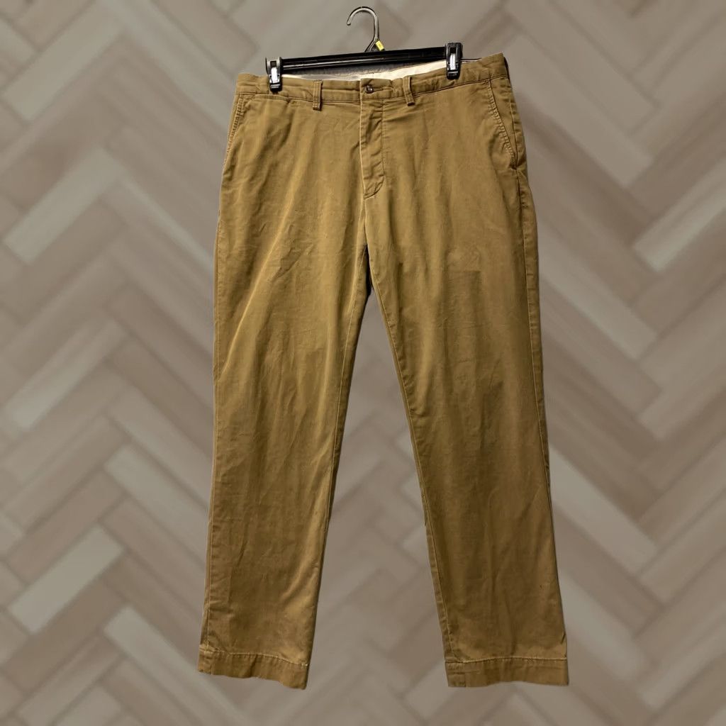 Polo Ralph Lauren Polo Ralph Lauren Chino Pants Men 38x32 Brown Classic Fit Cotton Twill /0740 Size US M / EU 48-50 / 2 - 1 Thumbnail