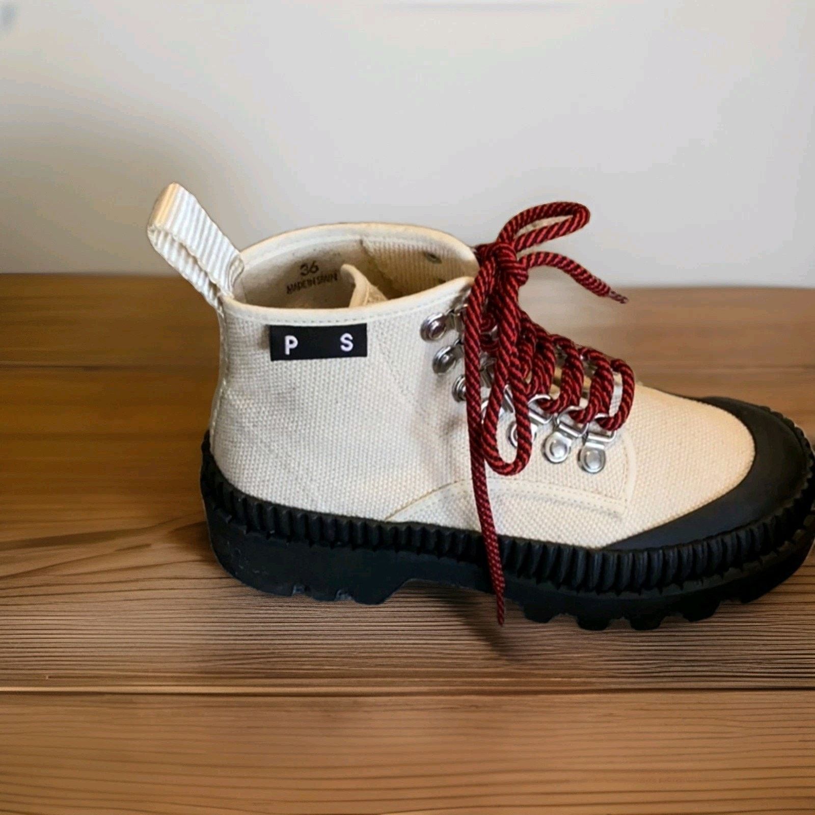 Proenza Schouler Proenza Schouler 30 MM Canvas Hiking Boots sz. 37 Size US 6.5 / IT 36.5 - 7 Thumbnail