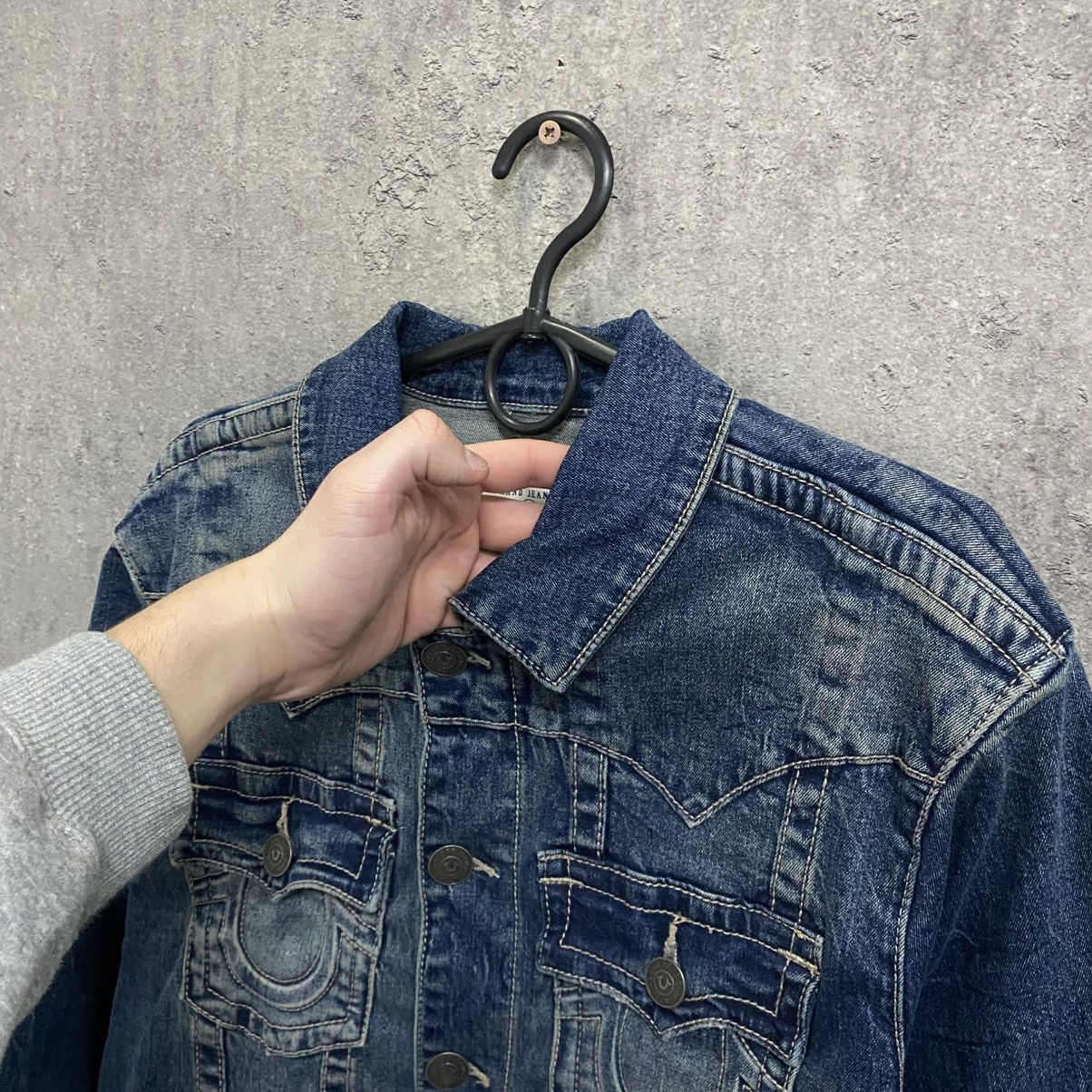 True Religion Crazy Vintage Y2K True Religion Jean Jacket Size US S / EU 44-46 / 1 - 9 Thumbnail