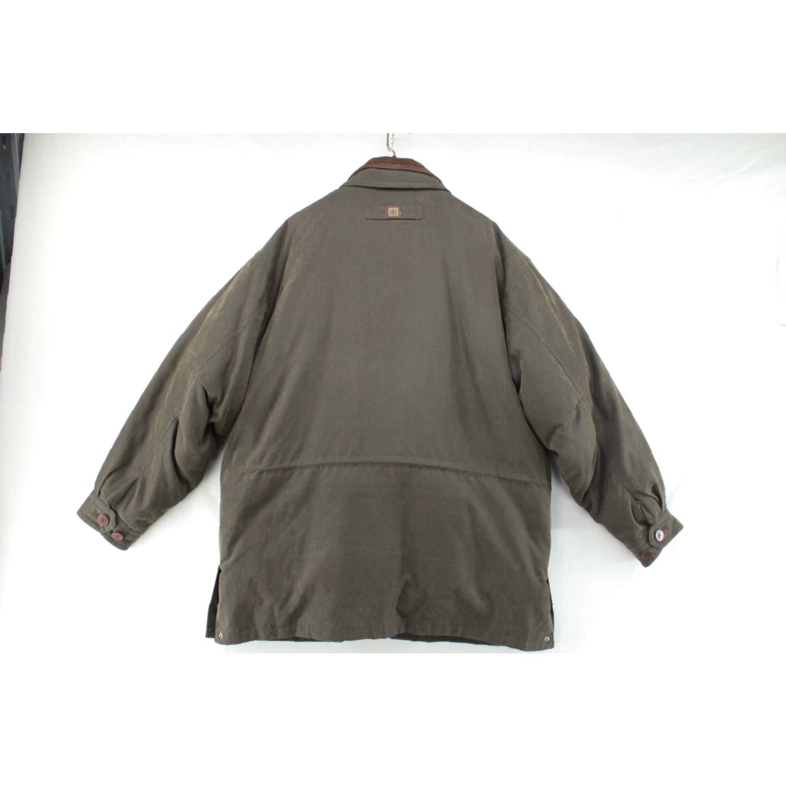 Vintage Rainforest Rainforest Winter Jacket Men XL Removable Liner Down Filled Insulated Parka Olive Green Tan Zip Windproof Size US XL / EU 56 / 4 - 7 Thumbnail