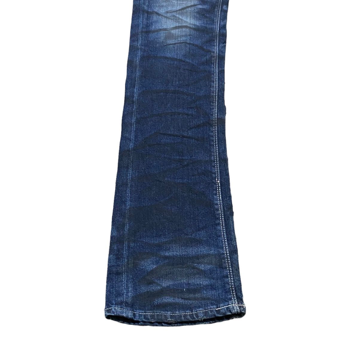 GOSTAR DE FUGA Fuga Waxed Denim Flare Jeans Slim Size US 30 / EU 46 - 8 Thumbnail