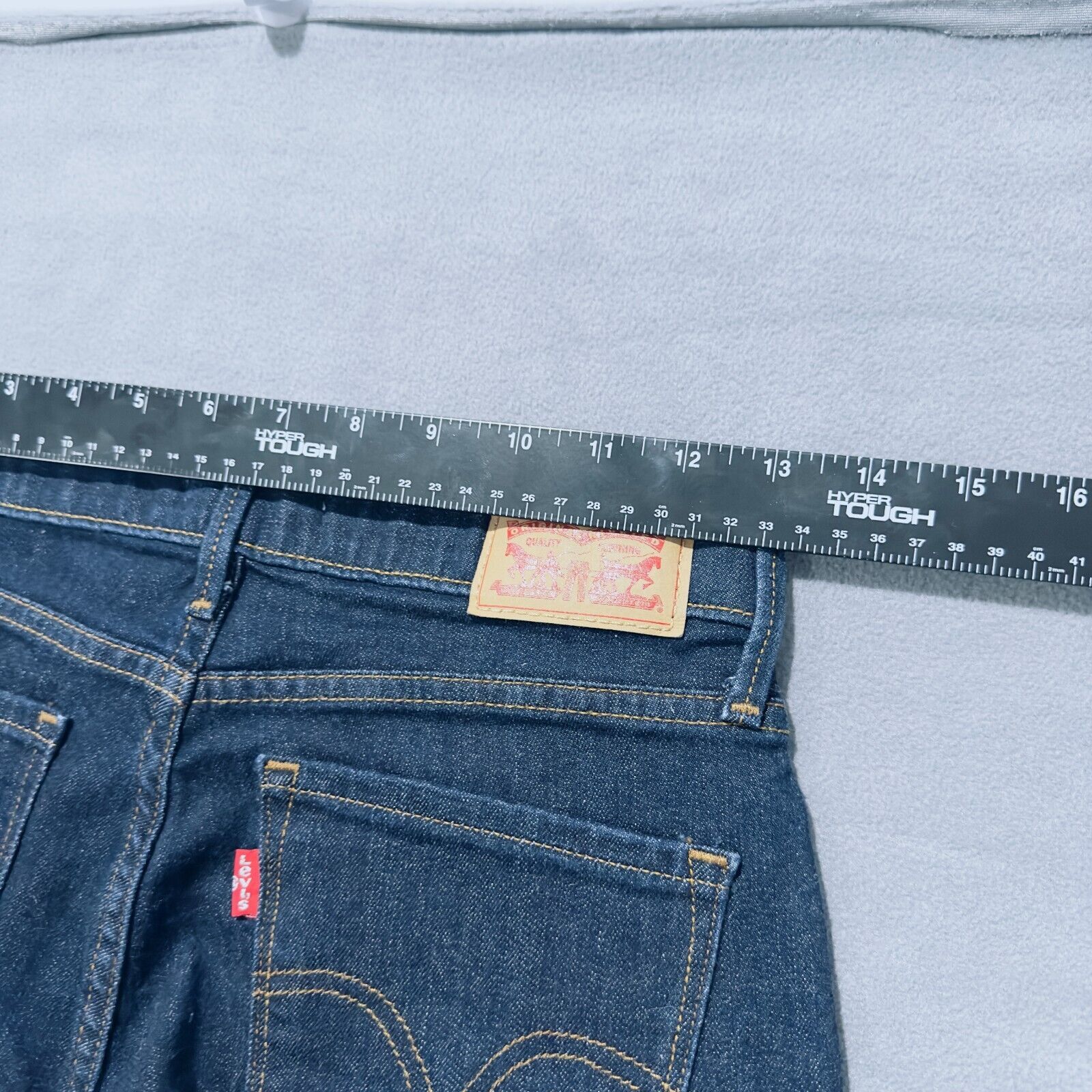 Levi's Womens Levis 525 Perfect Straight Slim Stretch Jeans Sz 4 Size 27" / US 4 / IT 40 - 8 Thumbnail