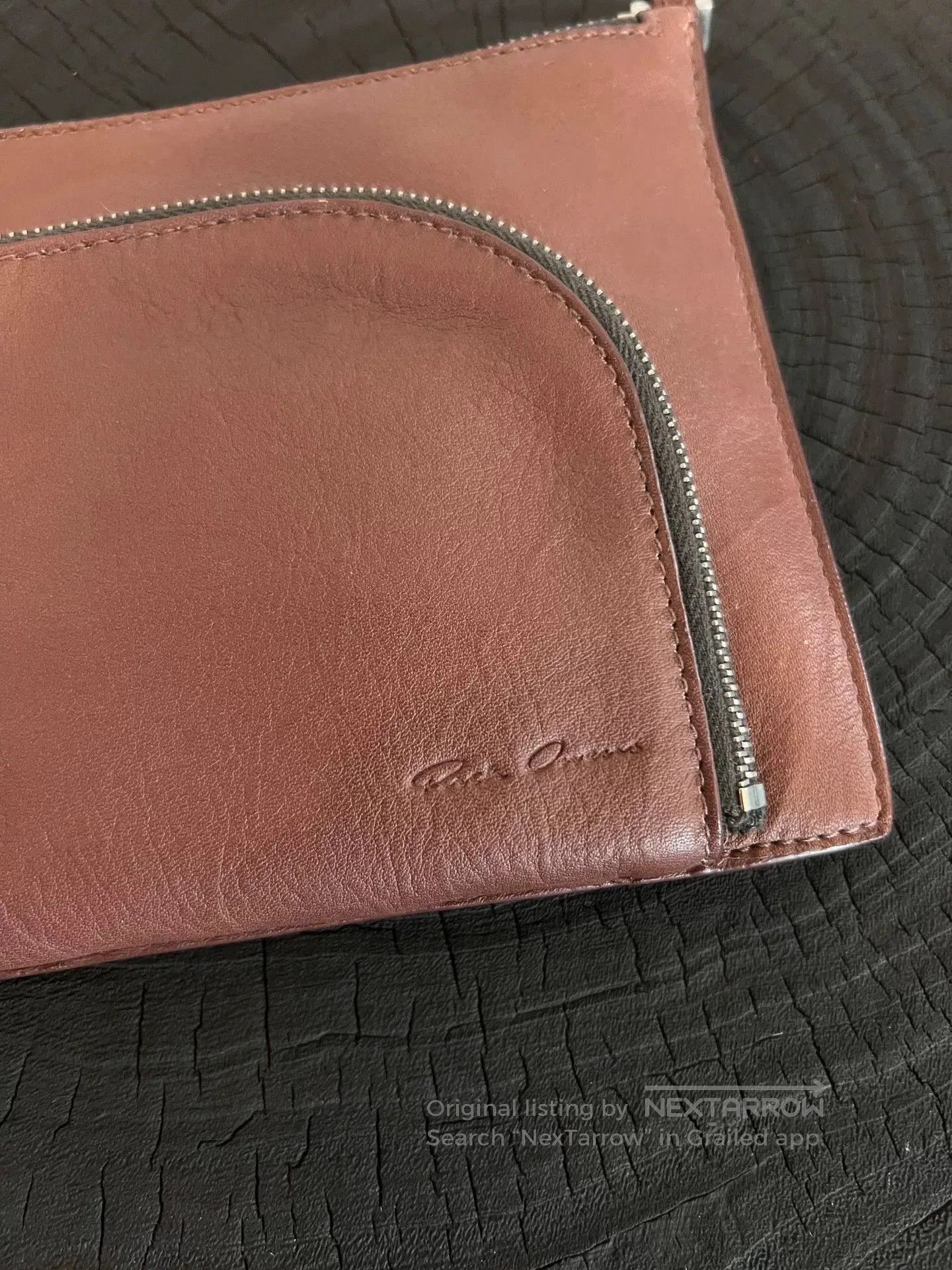 Rick Owens Rick Owens Red Cowhide Crossbody Bag. Size ONE SIZE - 7 Thumbnail