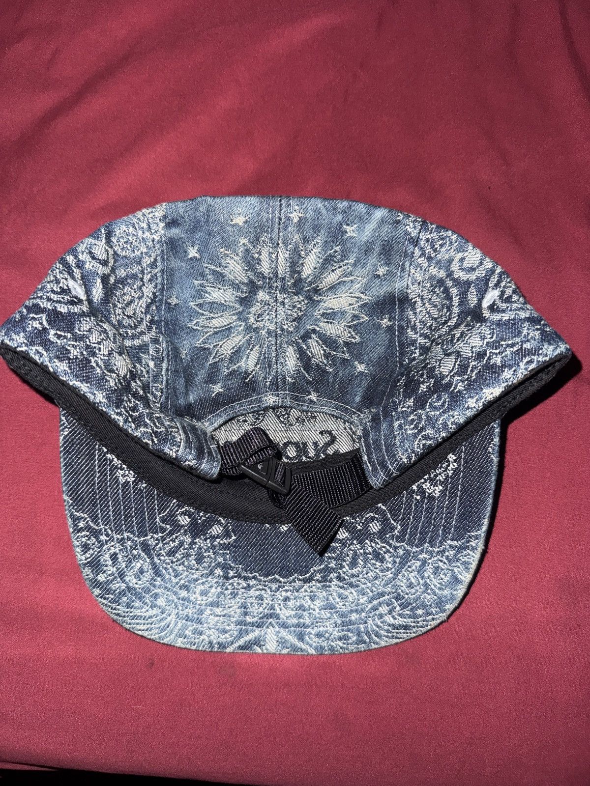 Supreme Supreme Bandana Jacquard Denim Camp Cap Size ONE SIZE - 4 Thumbnail