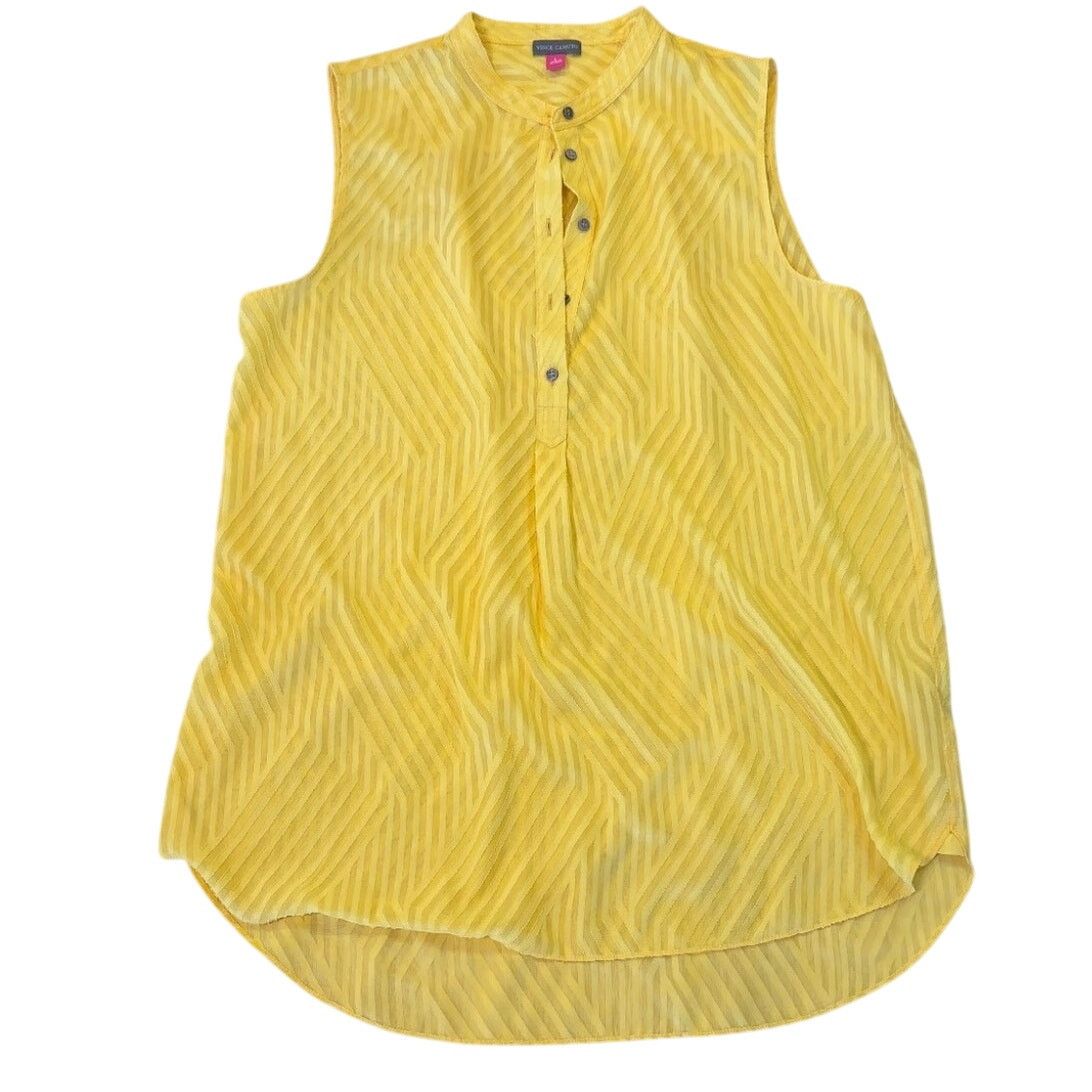 Vince Camuto Vince Camuto Henley Tank Yellow Size L Size L / US 10 / IT 46 - 1 Thumbnail
