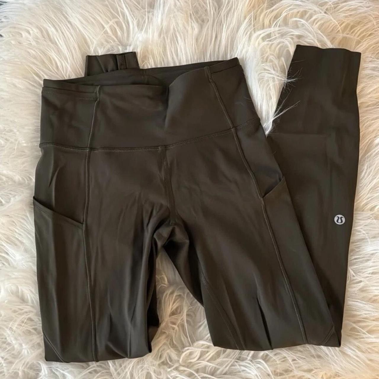Lululemon Lululemon dark olive leggings Size 27" / US 4 / IT 40 - 8 Thumbnail