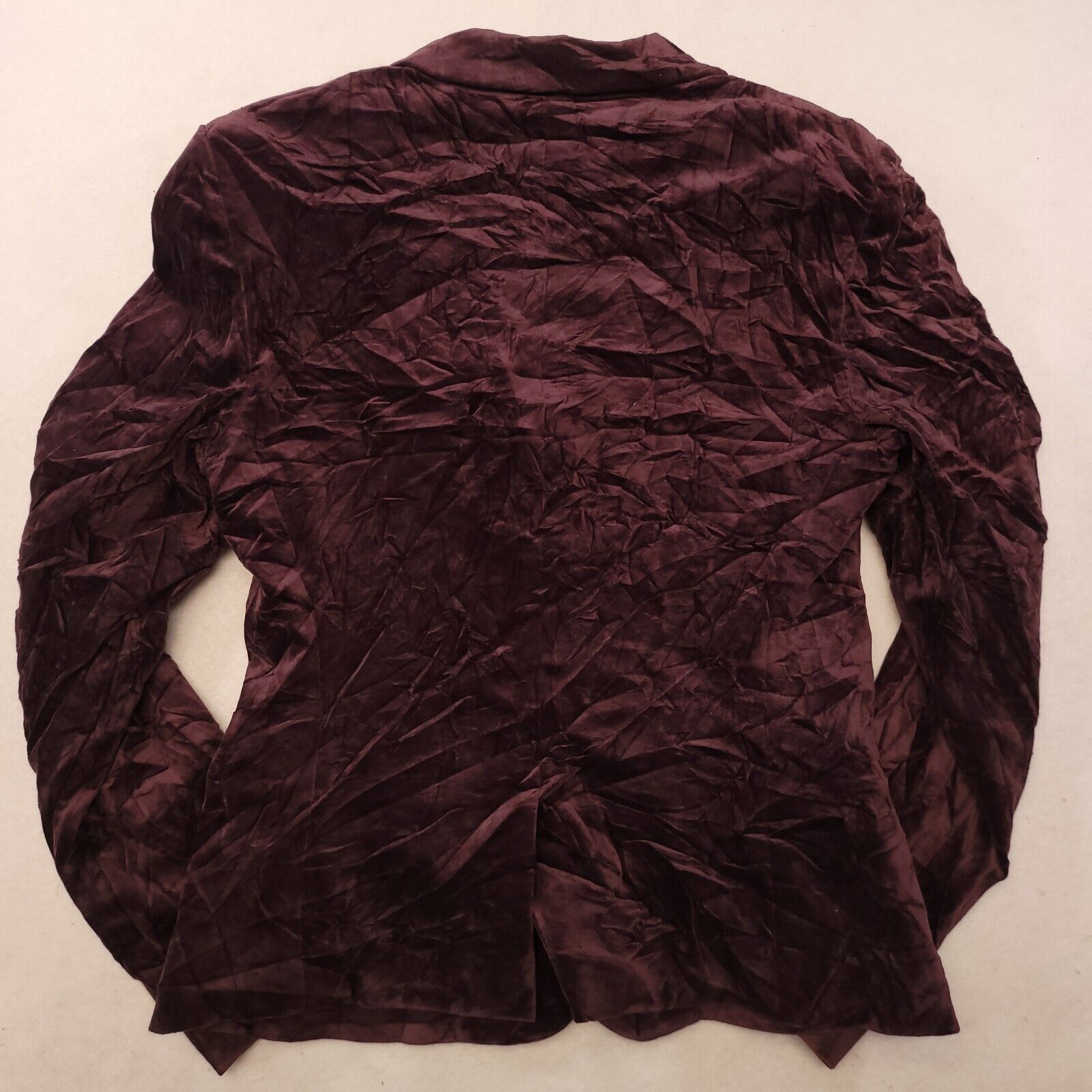 Calvin Klein Calvin Klein Long Sleeve Button Up Coat Women Size 10 Purple Size L / US 10 / IT 46 - 10 Thumbnail
