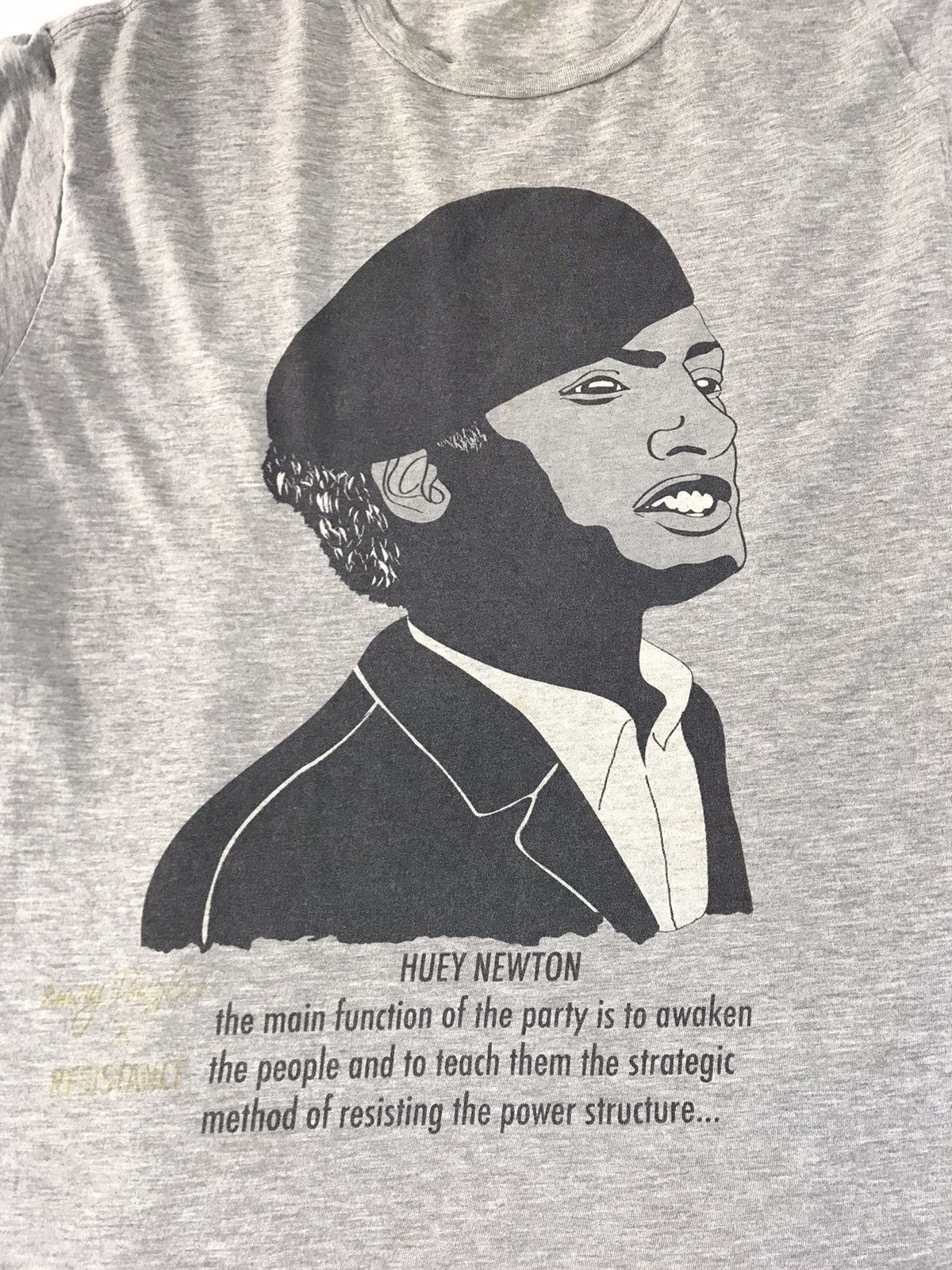 Vintage Huey Newton X Resistance American Revolution Activist Tee Size US L / EU 52-54 / 3 - 7 Thumbnail