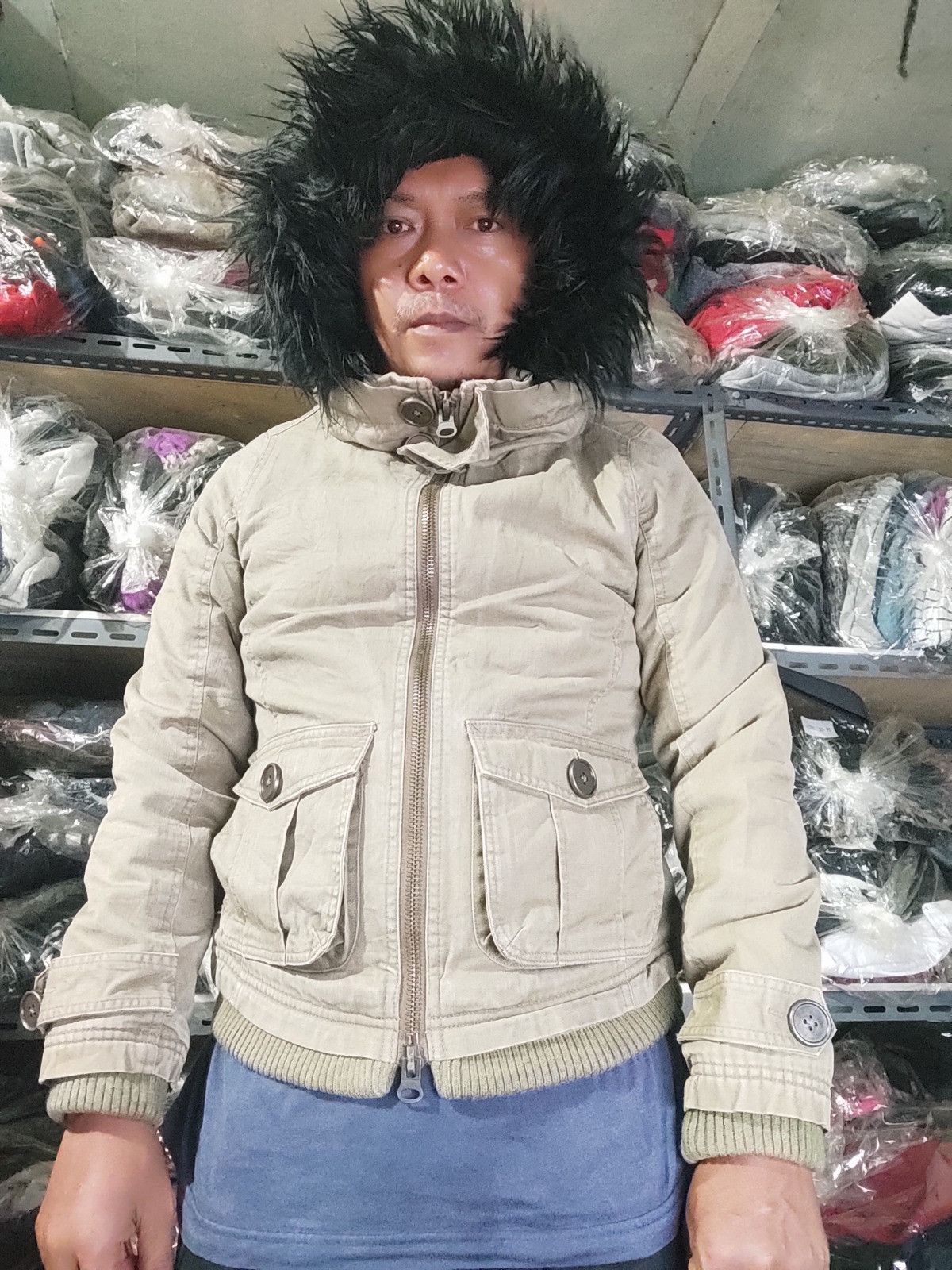 Japanese Brand Lucky Store double zip fur hoodie jacket ifsix LGB style Size US S / EU 44-46 / 1 - 20 Thumbnail