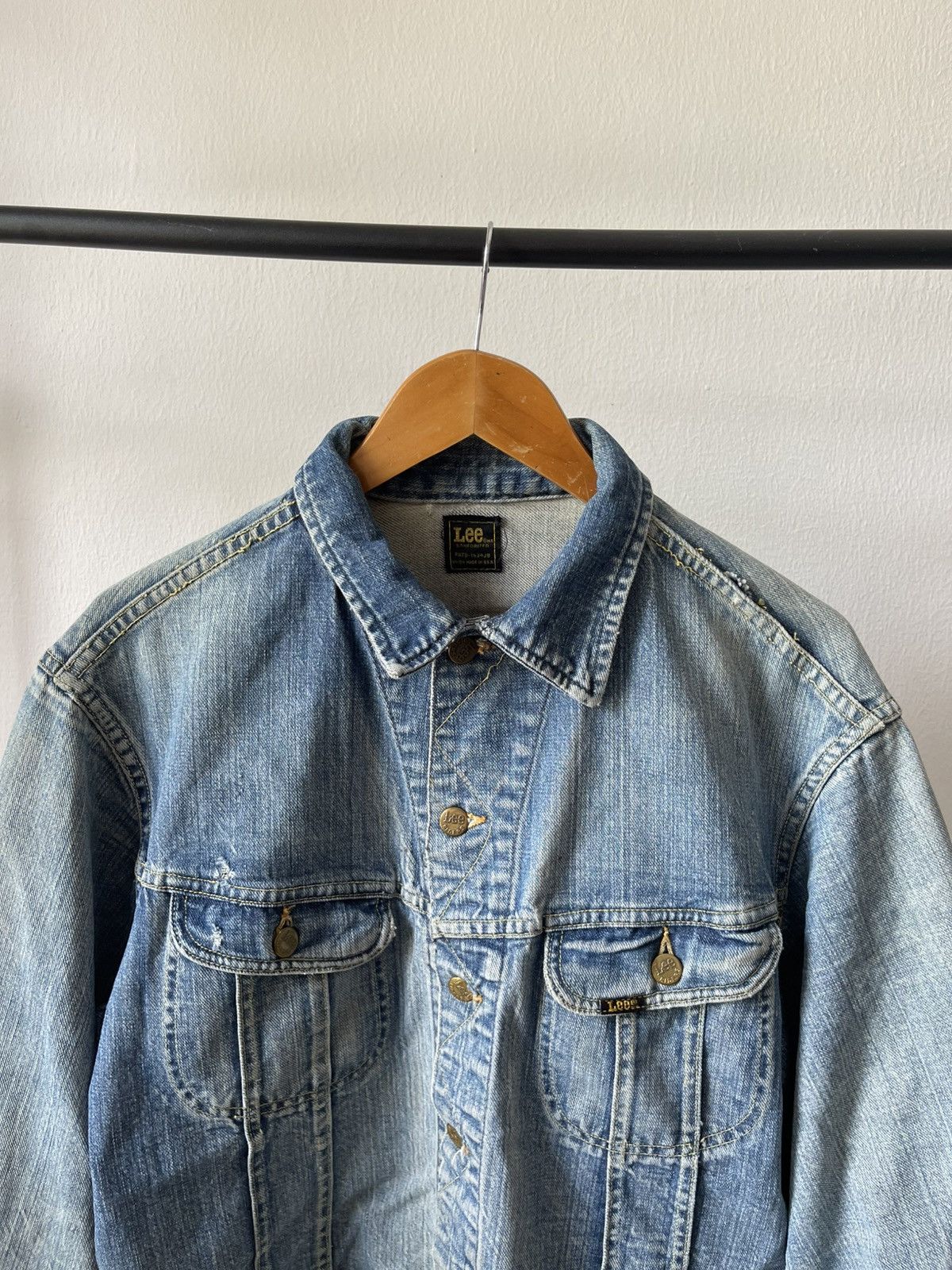 Vintage 60s Lee Denim Jacket Size US L / EU 52-54 / 3 - 3 Thumbnail