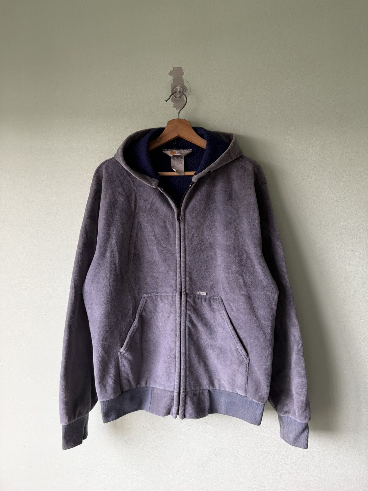 Carhartt Vintage Carhartt Velvet Zipper Jacket Size US M / EU 48-50 / 2 - 1 Thumbnail