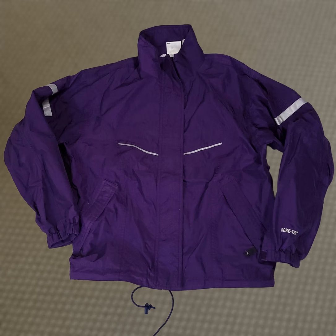 Vintage VINTAGE Road Runner Sports Jacket Running Outdoor Womens Medium Purple Lined Size M / US 6-8 / IT 42-44 - 1 Thumbnail