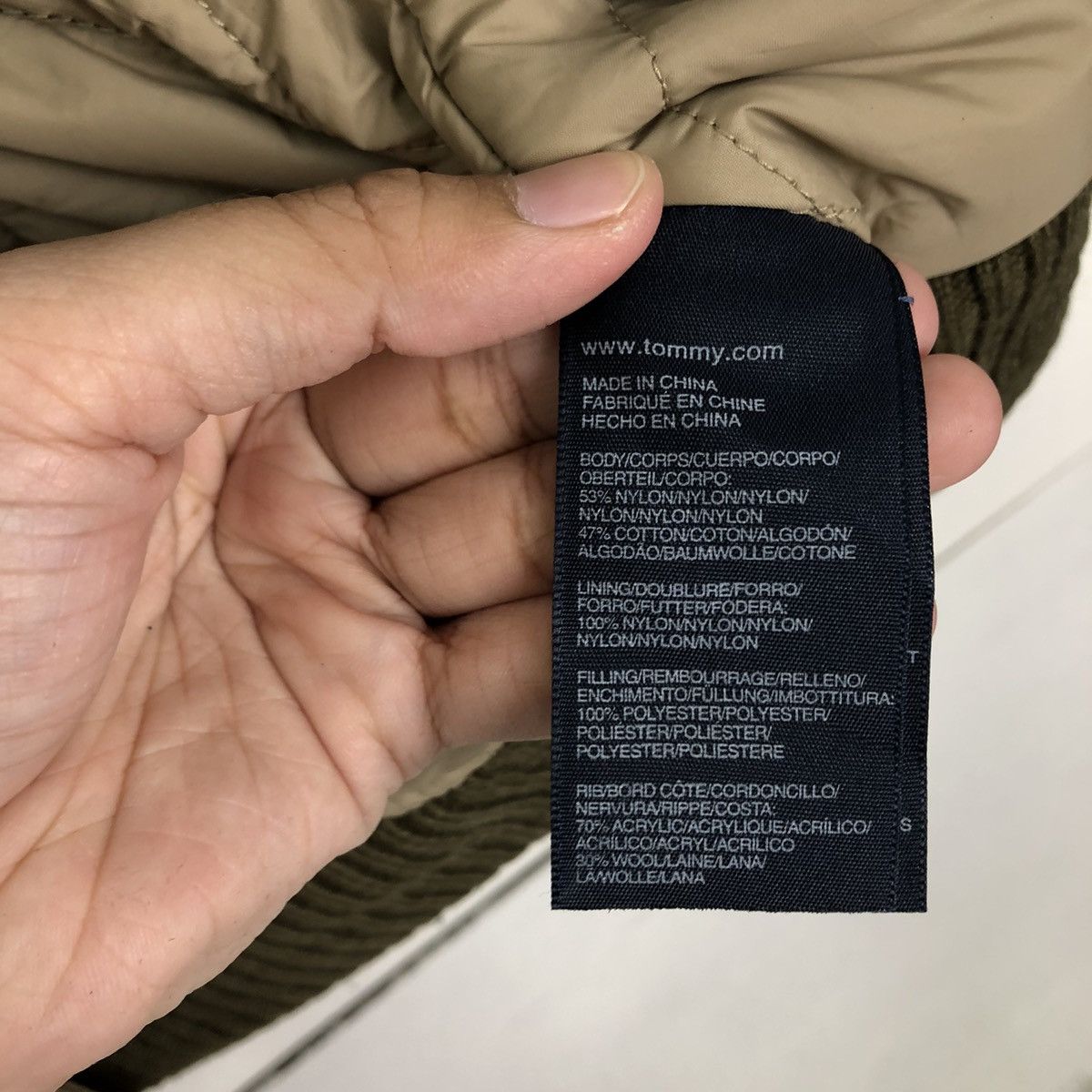Japanese Brand 🔥CHORE BIKER JACKET PARACHUTE STYLE TOMMY HILFIGER Size US S / EU 44-46 / 1 - 14 Thumbnail