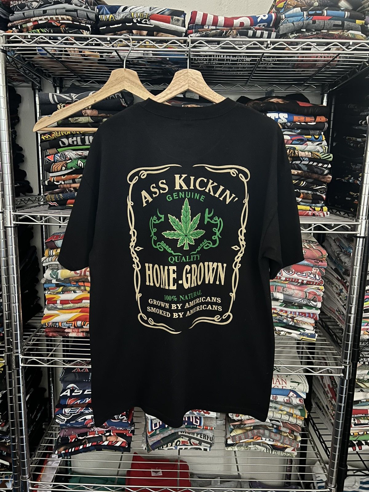 Vintage 2000s Agriculture Ass Kickin’ Weed Marijuana Tee Size US XL / EU 56 / 4 - 1 Thumbnail
