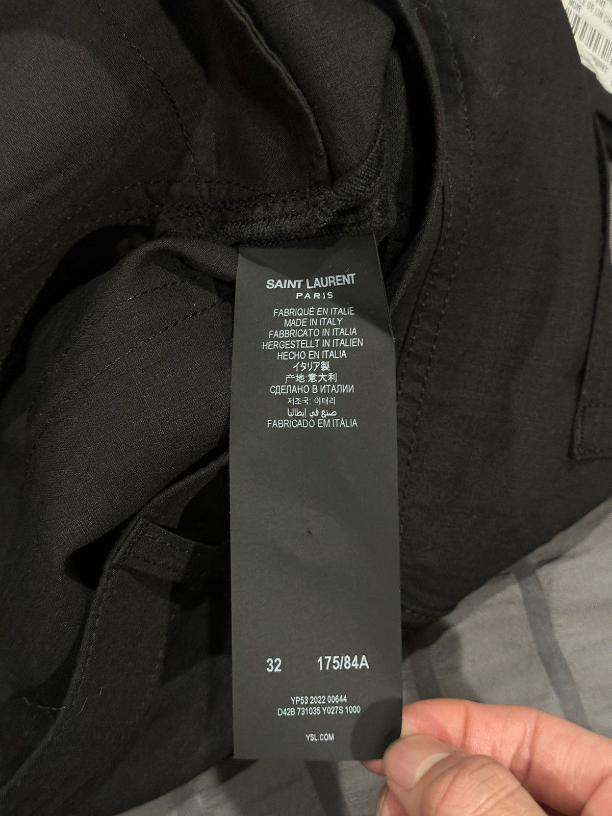 Saint Laurent Paris BNWT SS22 Chambray Large Pants 32 Size US 34 / EU 50 - 6 Thumbnail