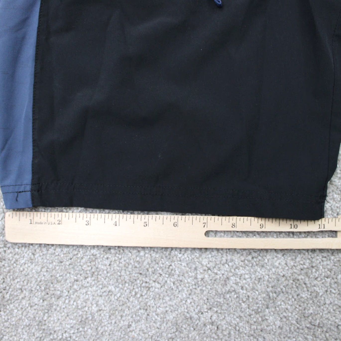 Vintage Skora Shorts Mens Medium Black/Blue Quick Dry Drawstring Athletic Stretch Bermuda Size US 31 - 4 Thumbnail
