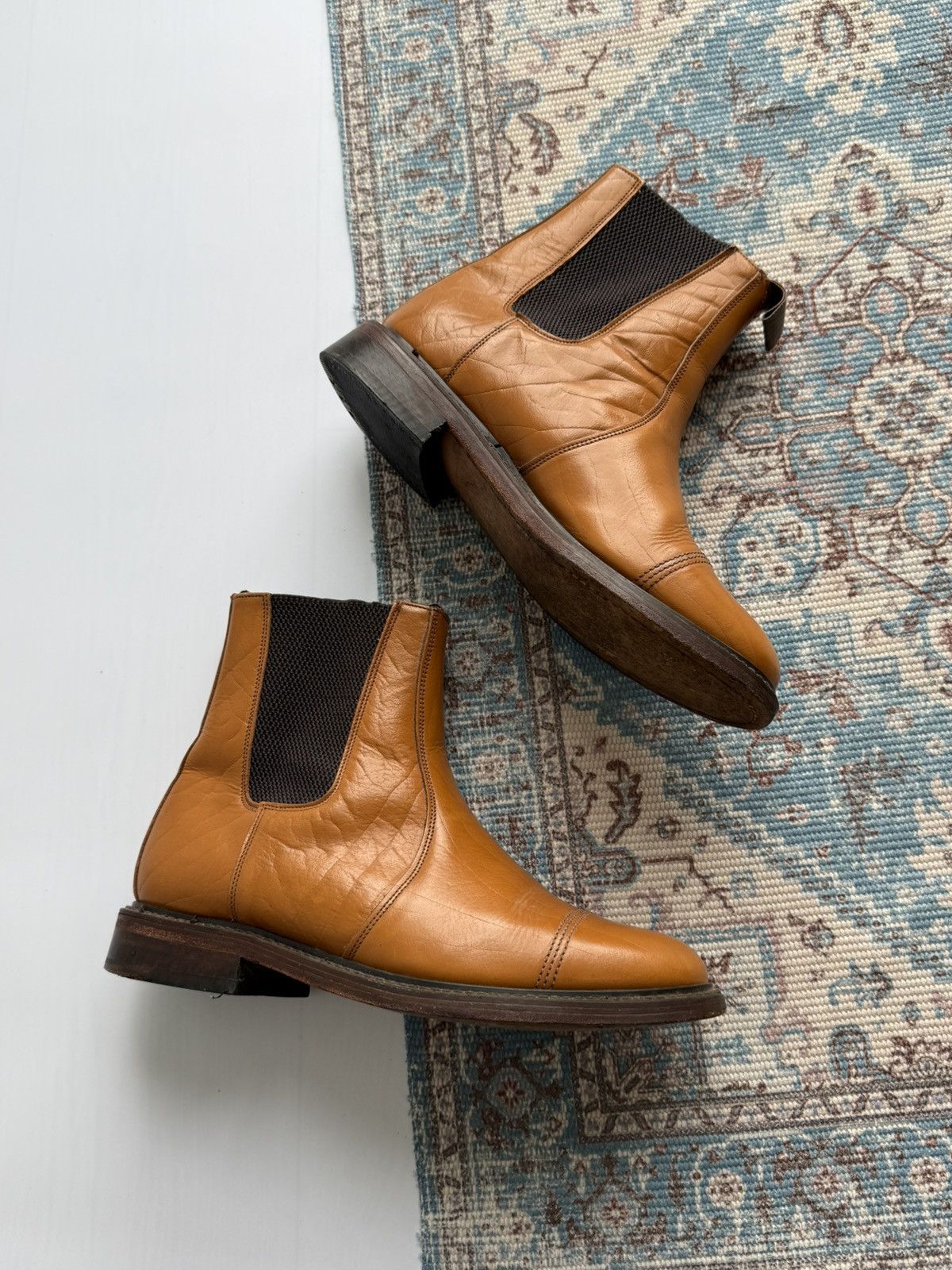 Solovair NPS Solovair Since1887 MadeIn England Leather Chelsea Boots Size US 9 / EU 42 - 1 Thumbnail