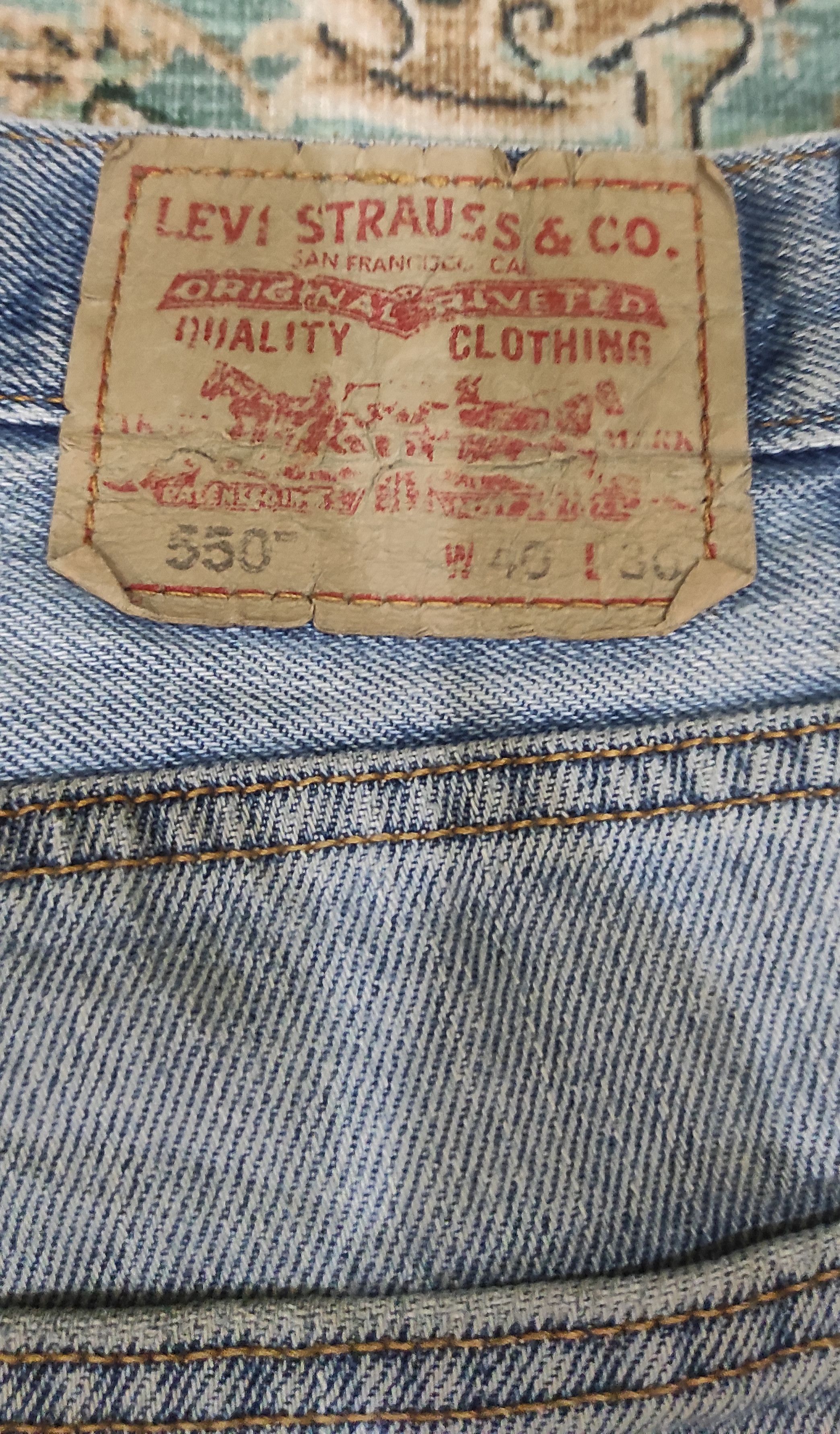 Levi's × Vintage Distressed Levis Denim Size US 40 / EU 56 - 6 Thumbnail