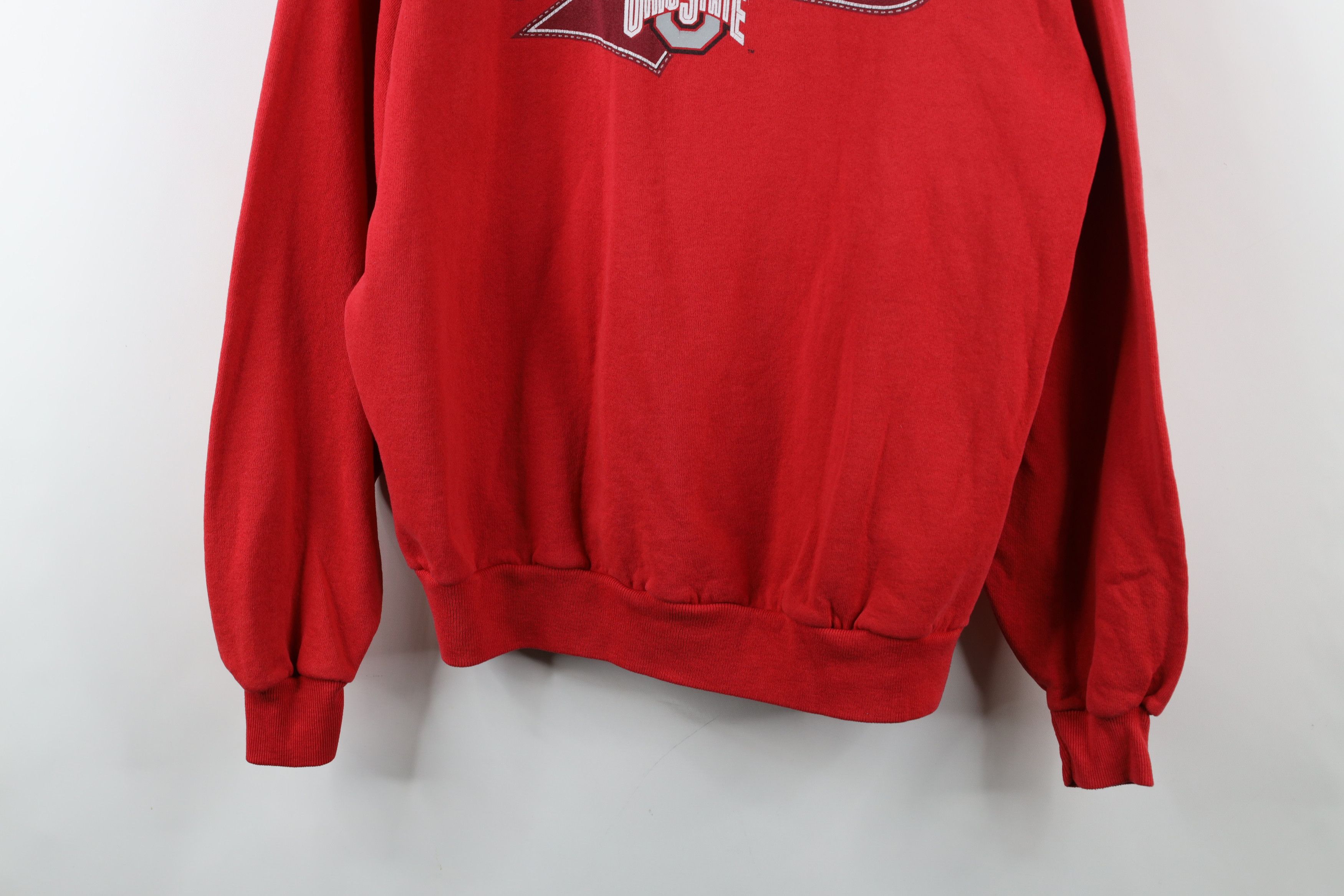 Vintage Vintage 90s Script Ohio State University Crewneck Sweatshirt Size US XL / EU 56 / 4 - 3 Thumbnail