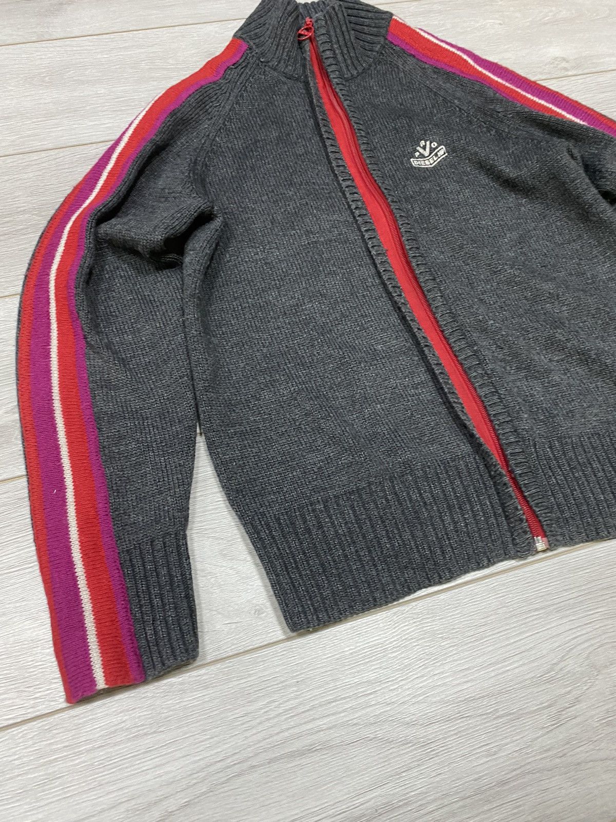 Diesel Diesel knitted avant-garde zip sweater pro v Size US XL / EU 56 / 4 - 5 Thumbnail