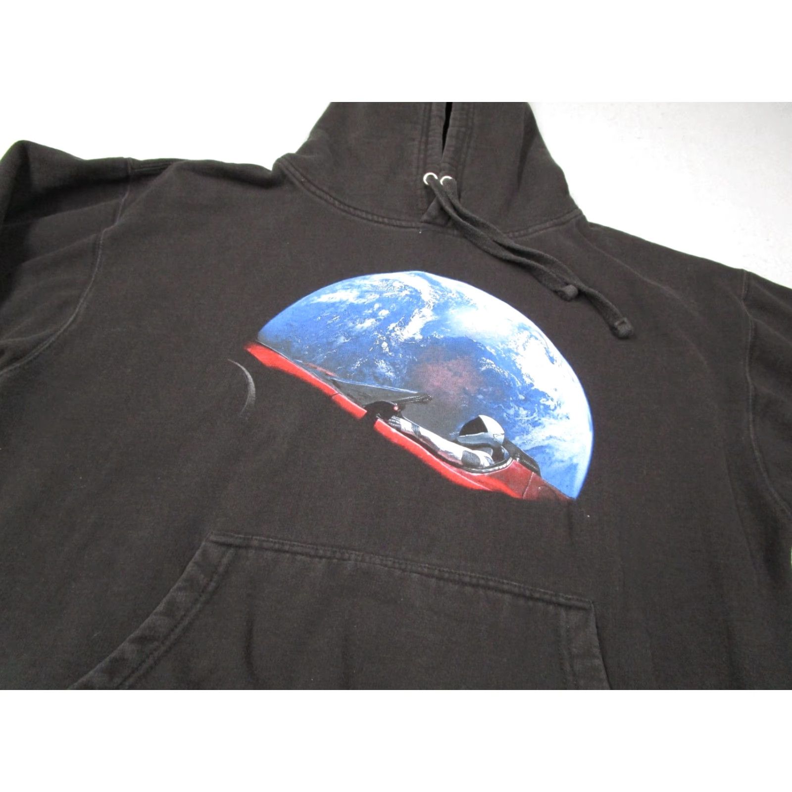 Vintage SpaceX Hoodie Women Extra Large Black Falcon Heavy 2018 Pullover Long Sleeve Size XL / US 12-14 / IT 48-50 - 2 Thumbnail