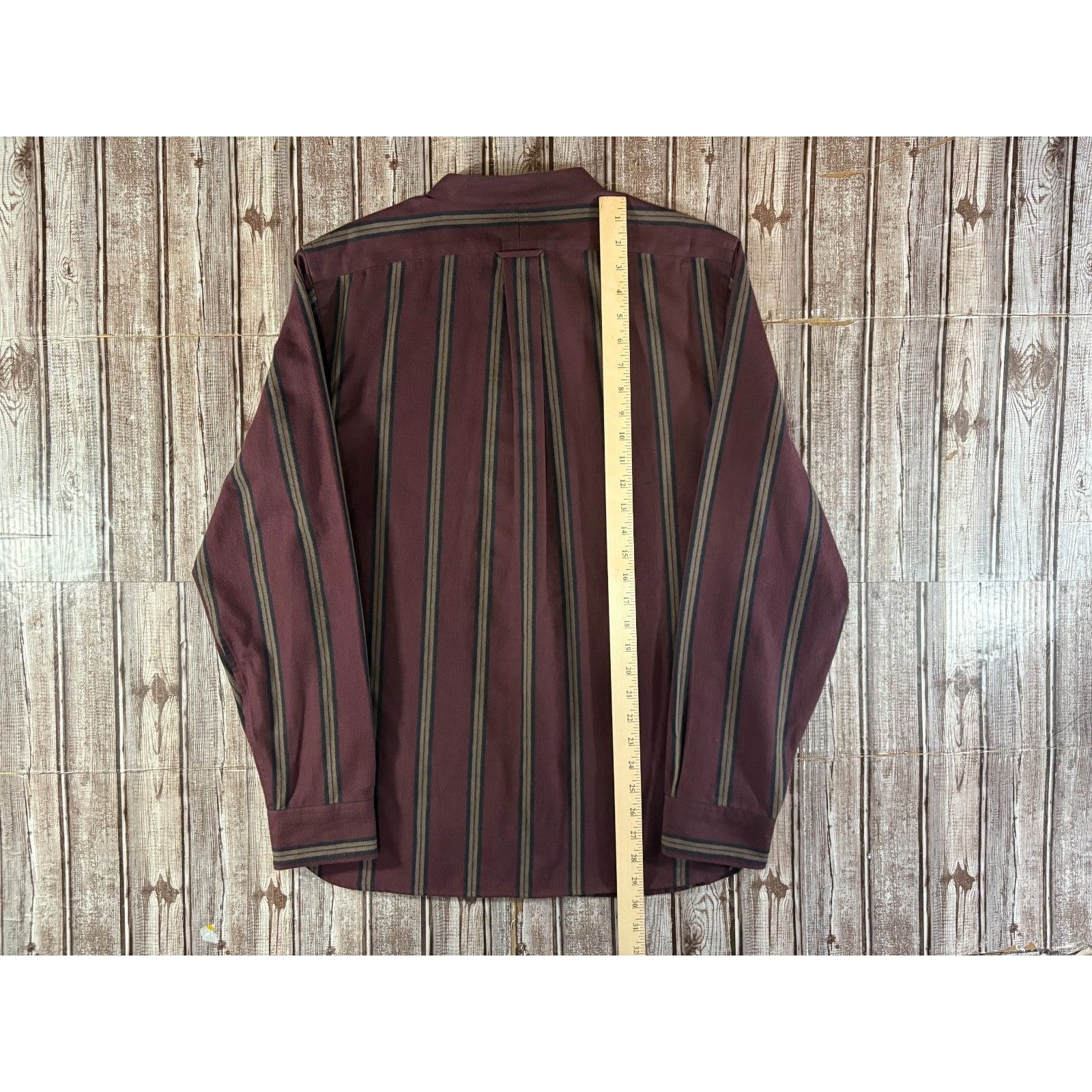 Todd Snyder Todd Snyder X Albiate flannel striped band collarShirt sz M Size US M / EU 48-50 / 2 - 4 Thumbnail