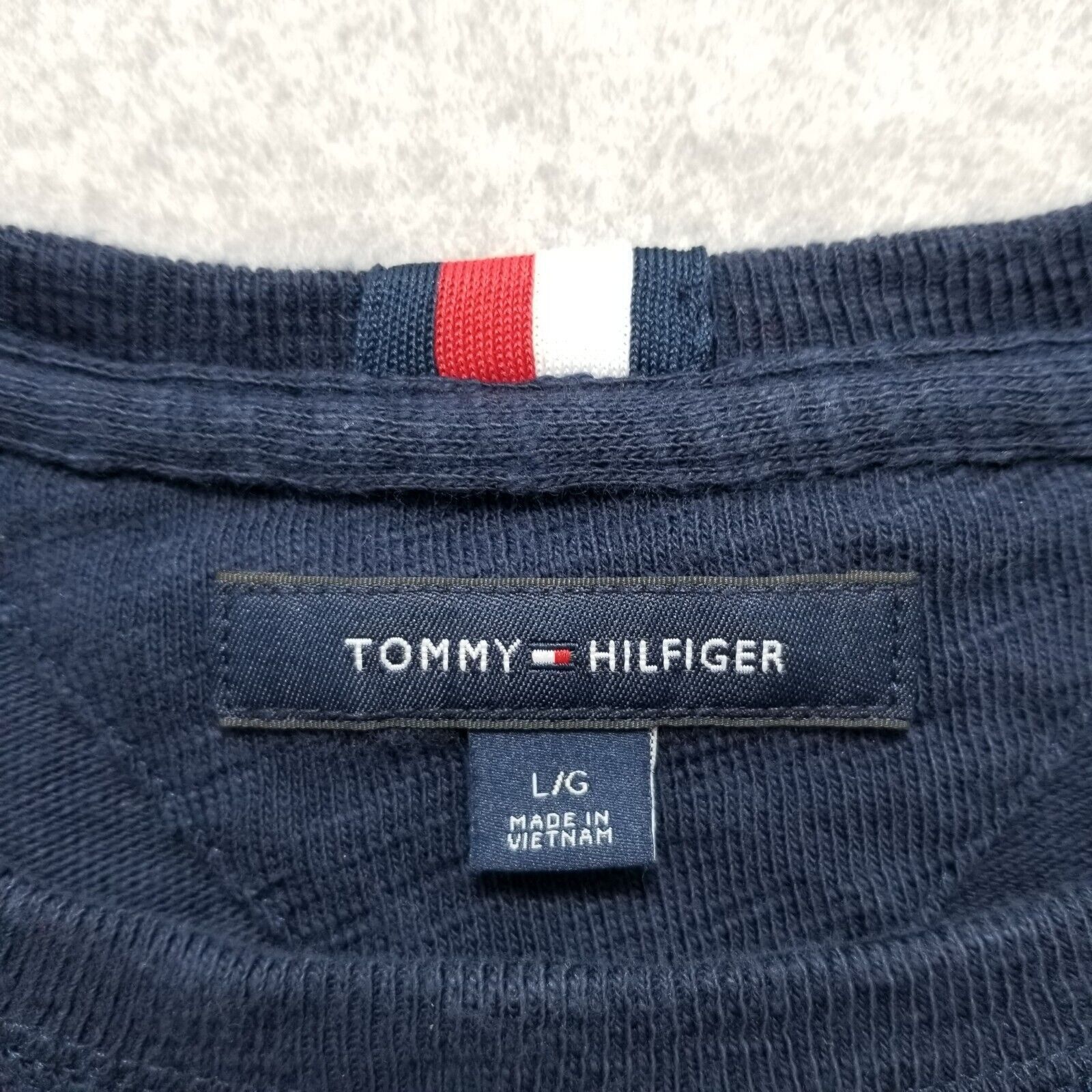 Tommy Hilfiger Tommy Hilfiger Sweater Mens Large Blue Pullover Long Sleeve Size US L / EU 52-54 / 3 - 4 Thumbnail