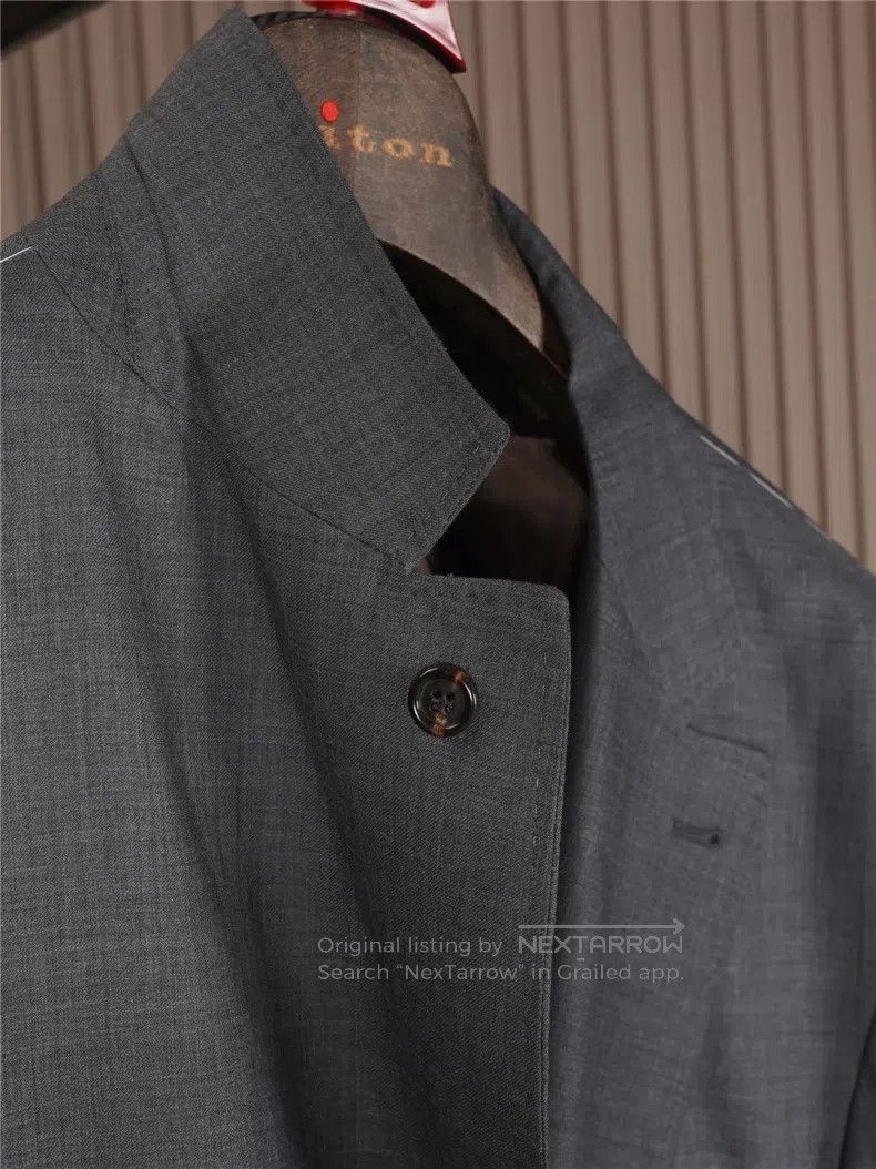 Brunello Cucinelli Brunello Cucinelli Lightweight Pure Cashmere Blazer Size 50L - 6 Thumbnail