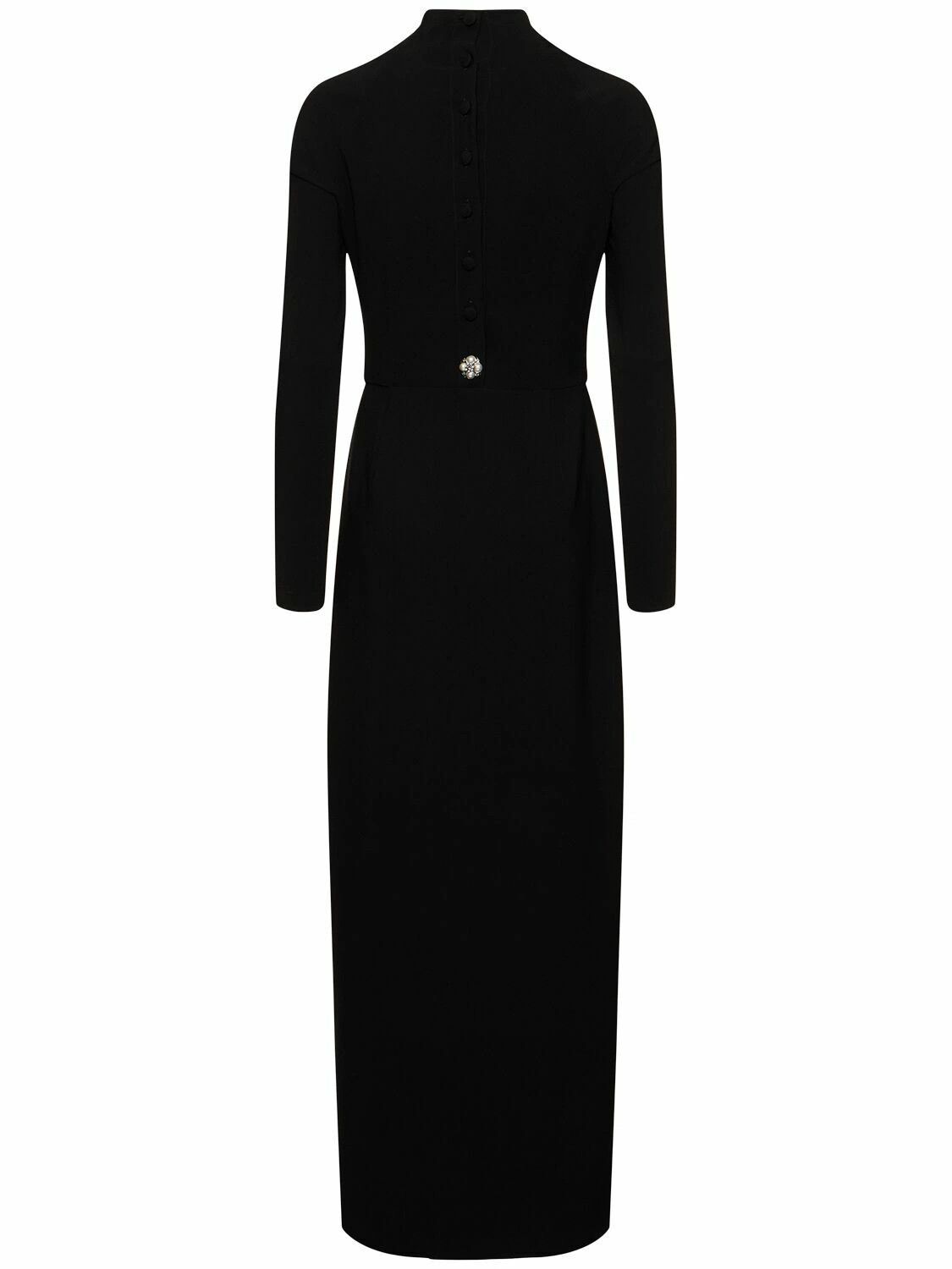 Versace o1y0226 Maxi Dress in Black Size S / US 4 / IT 40 - 5 Thumbnail