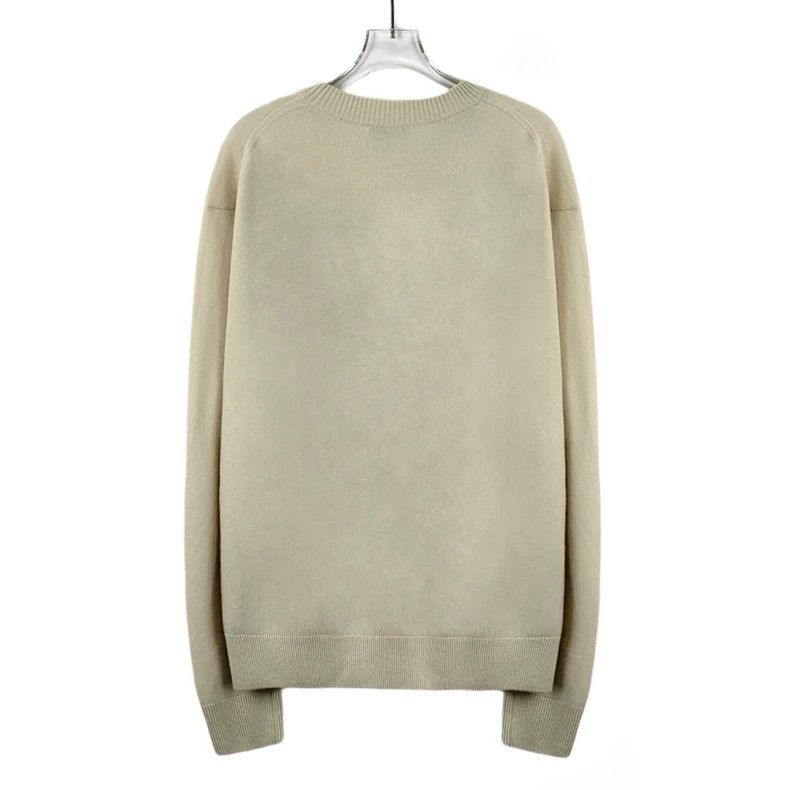 Dior Dior 25 beige logo label printed wool round-neck long-sleev Size US L / EU 52-54 / 3 - 2 Thumbnail