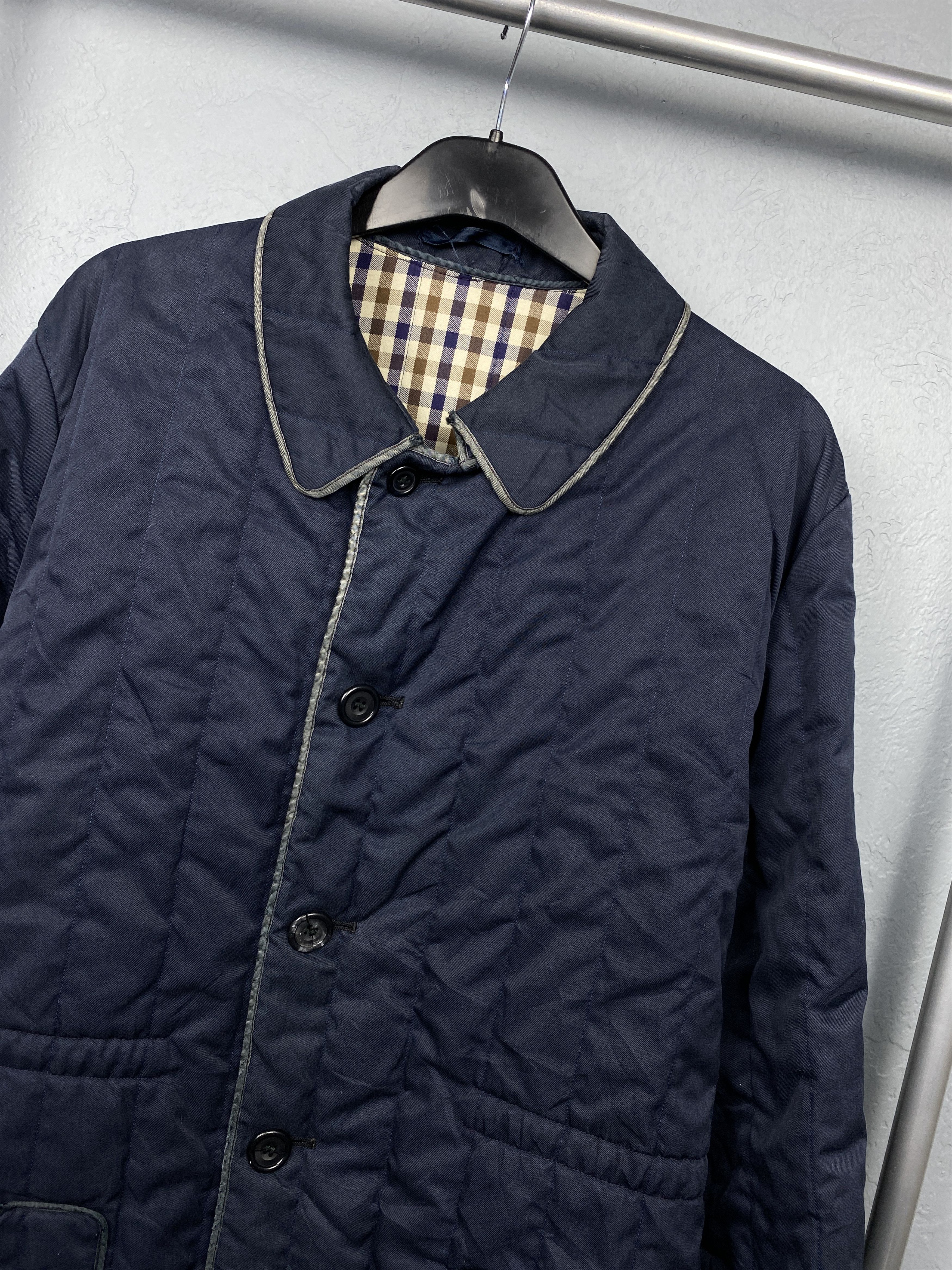 Aquascutum Aquascutum Vintage Mens Quilted Jacket Size US XL / EU 56 / 4 - 3 Thumbnail