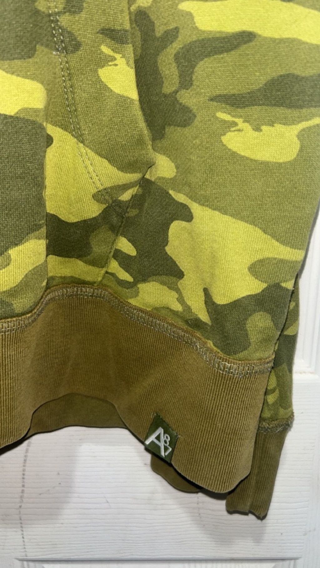Aeropostale Men's Aeropostale Camo Full-Zip Hoodie XL Green Olive Size US XL / EU 56 / 4 - 4 Thumbnail