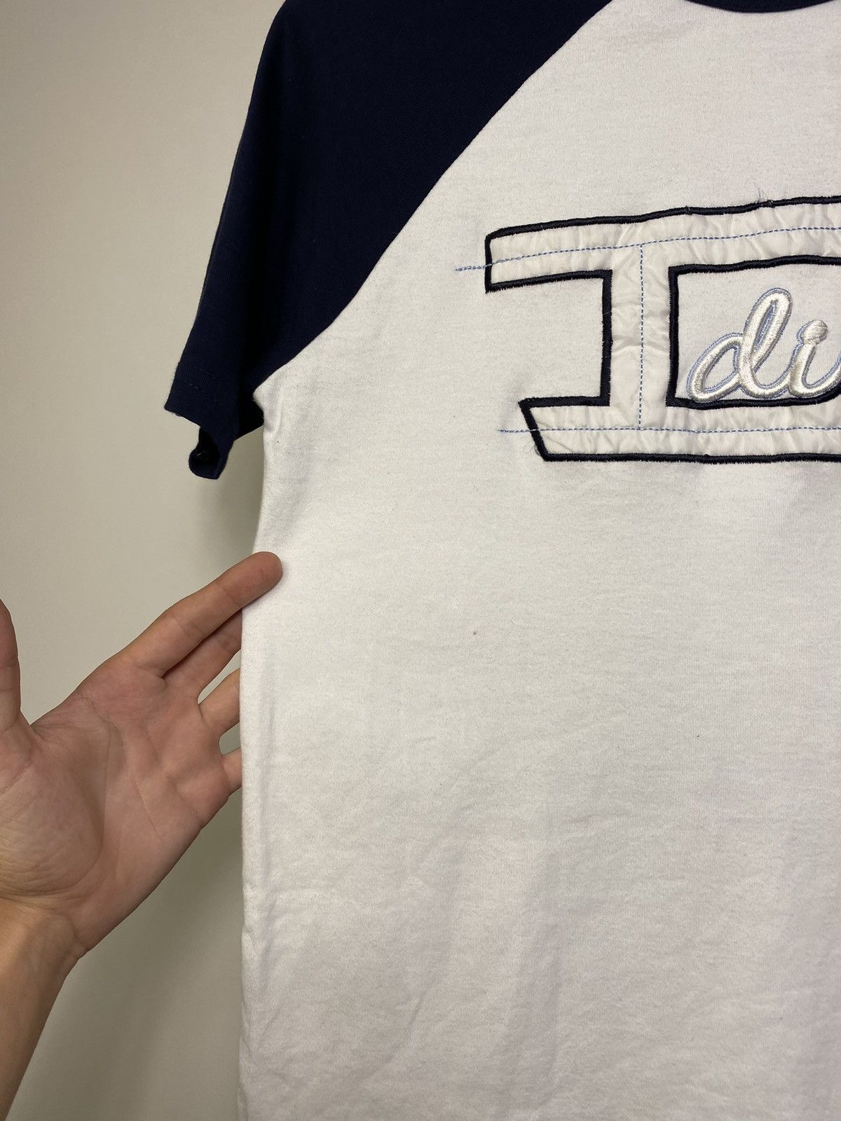 Diesel Vintage Diesel Embroidered Big Logo Y2k Hype T-shirt Tee Size US S / EU 44-46 / 1 - 6 Thumbnail