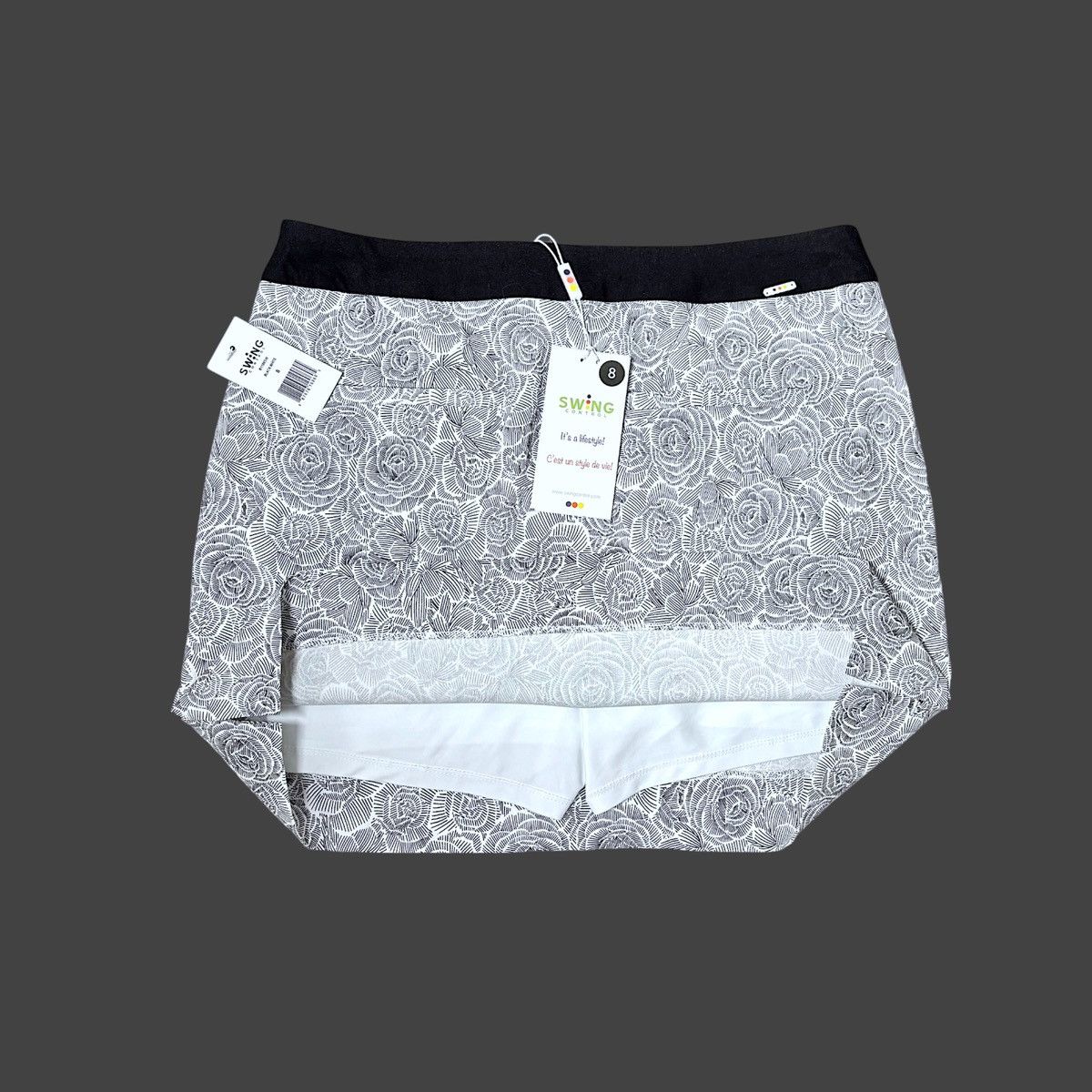 Other Swing Control Women’s Rose Print Stretch Skort Sz 8 / M Size 30" / US 8 / IT 44 - 18 Thumbnail