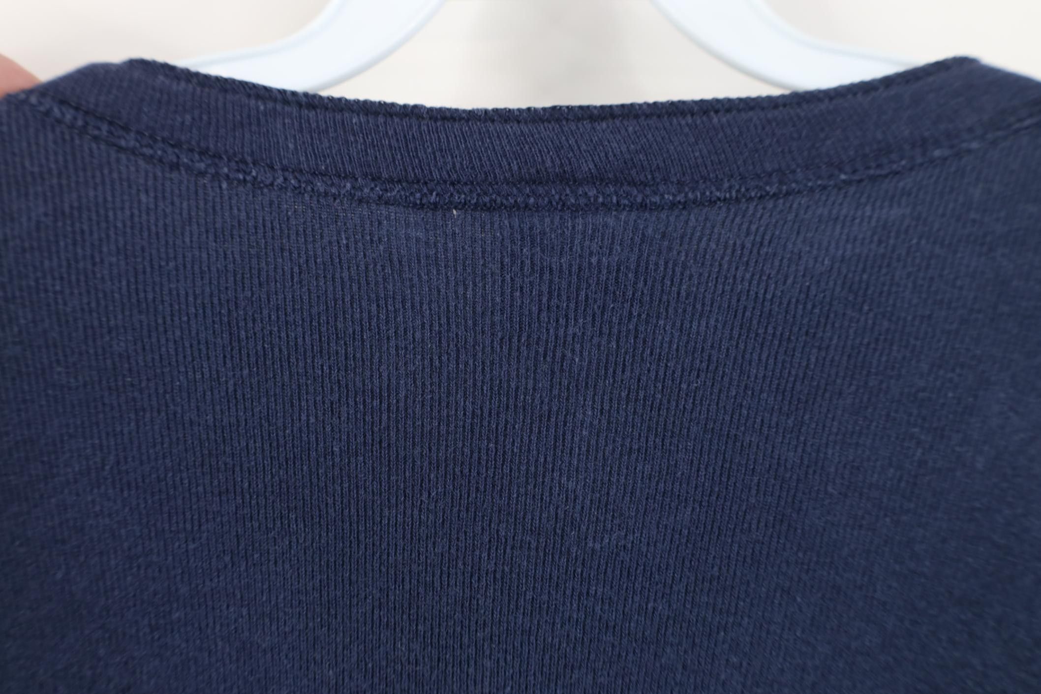 Vintage Vintage 70s Streetwear Ribbed Knit Thermal Henley T-Shirt Size US L / EU 52-54 / 3 - 9 Thumbnail