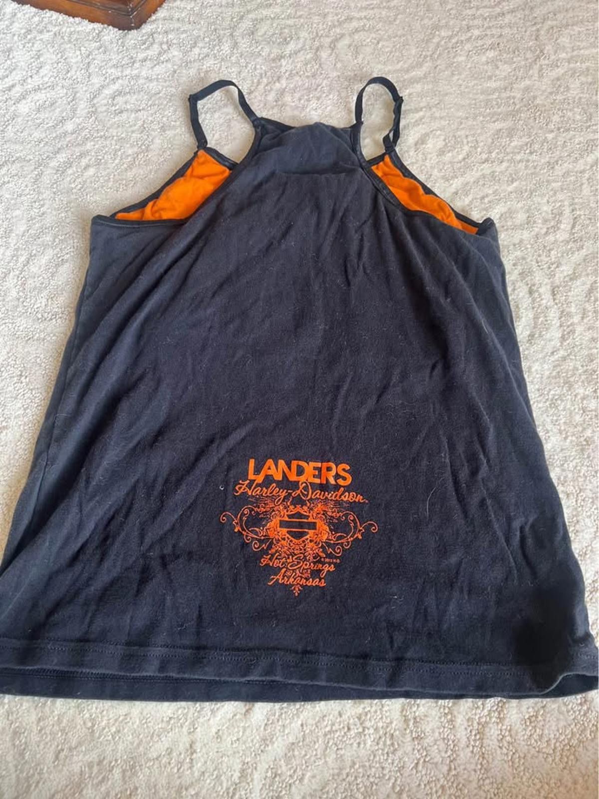 Harley Davidson Harley-Davidson Women’s Tank Top (Landers AR) Size L / US 10 / IT 46 - 2 Thumbnail