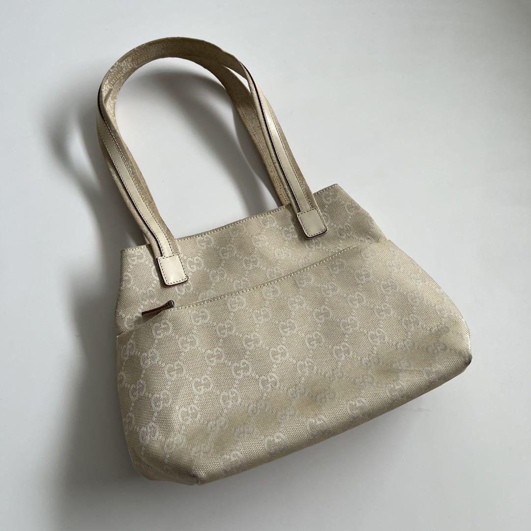 Gucci GUCCI GG PATTERN CANVAS TOTE HAND BAG Size ONE SIZE - 2 Thumbnail