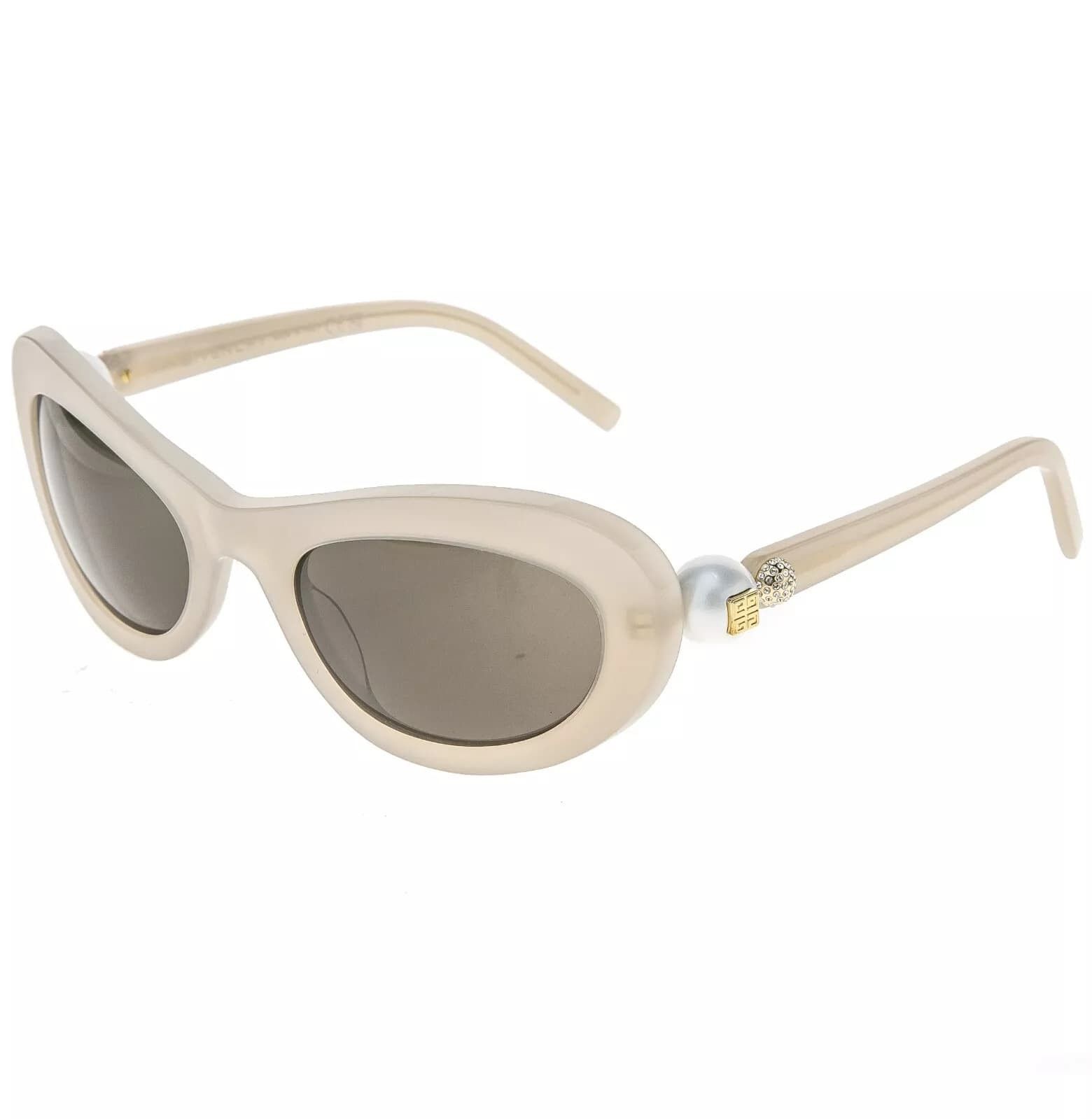 Givenchy GIVENCHY 4G PEARL 40070 Beige Brown GV40070U Wrap Sunglasses Size ONE SIZE - 8 Thumbnail