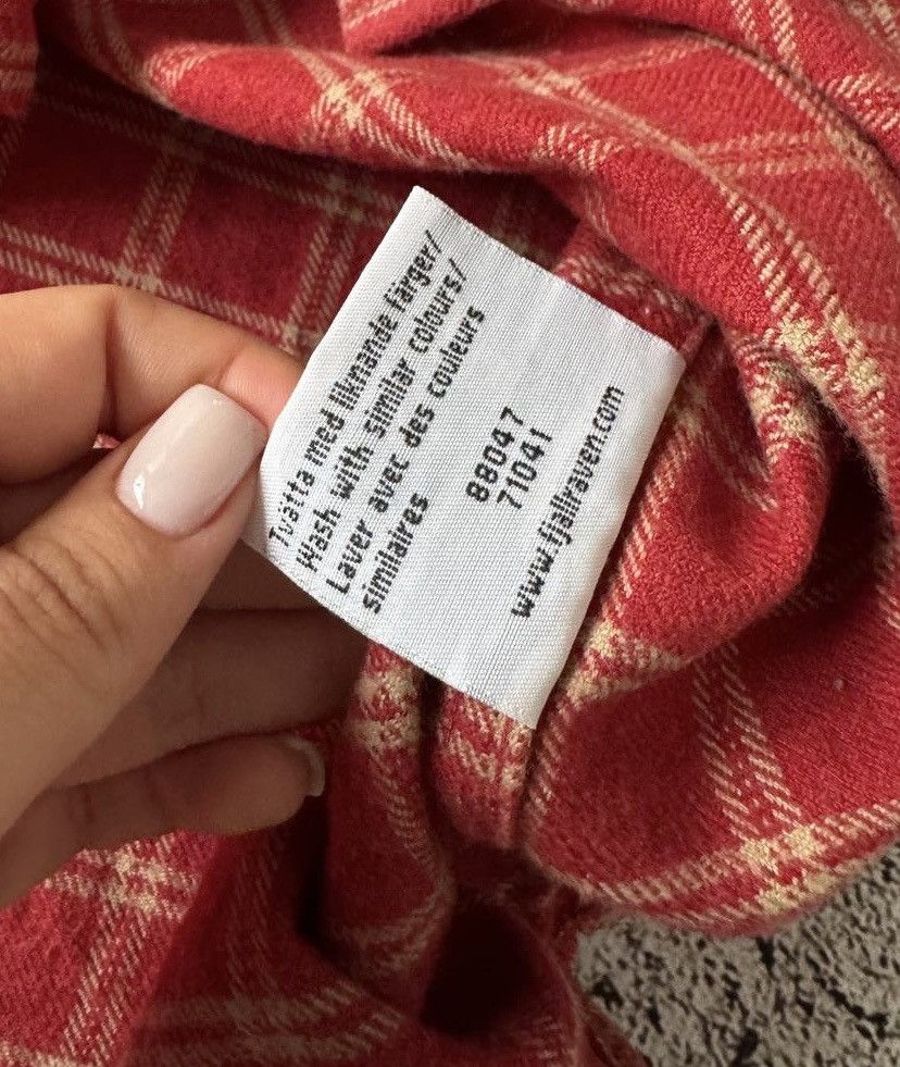 Fjallraven × Vintage Vintage Fjällräven Checkered Flannel Shirt Red XXL Size US XXL / EU 58 / 5 - 10 Thumbnail